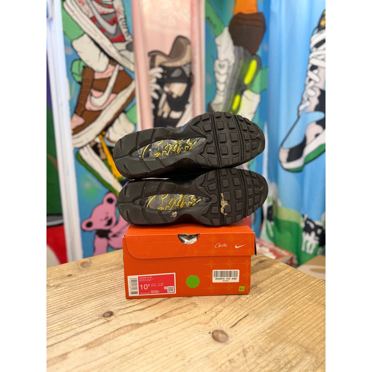 Nike Air Max 95 Corteiz Honey Black UK 9.5