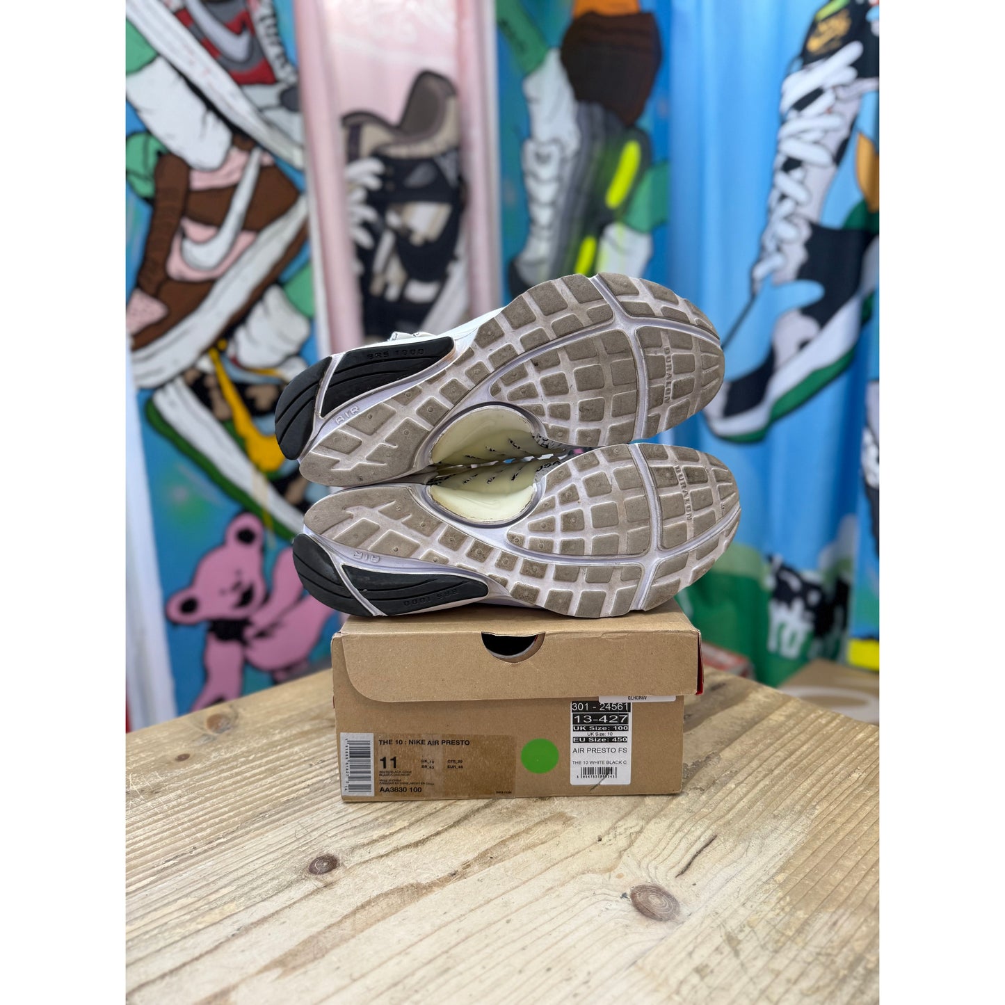 Nike Off White Presto White UK 10