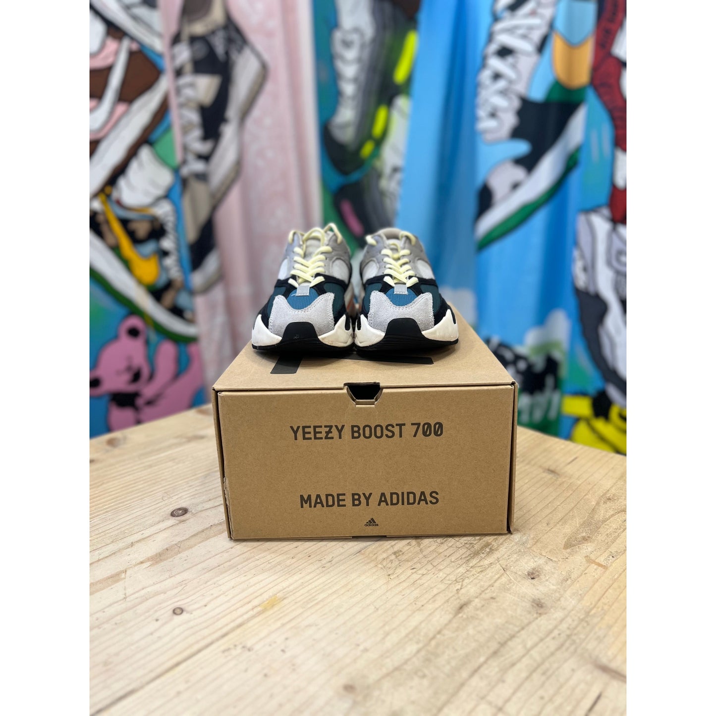 Yeezy 700 V1 Wave Runner UK 4 by Yeezy in . Available at KershKicks for £175.00. A must-have for fans of Yeezy looking to elevate their style with this Kershkicked.