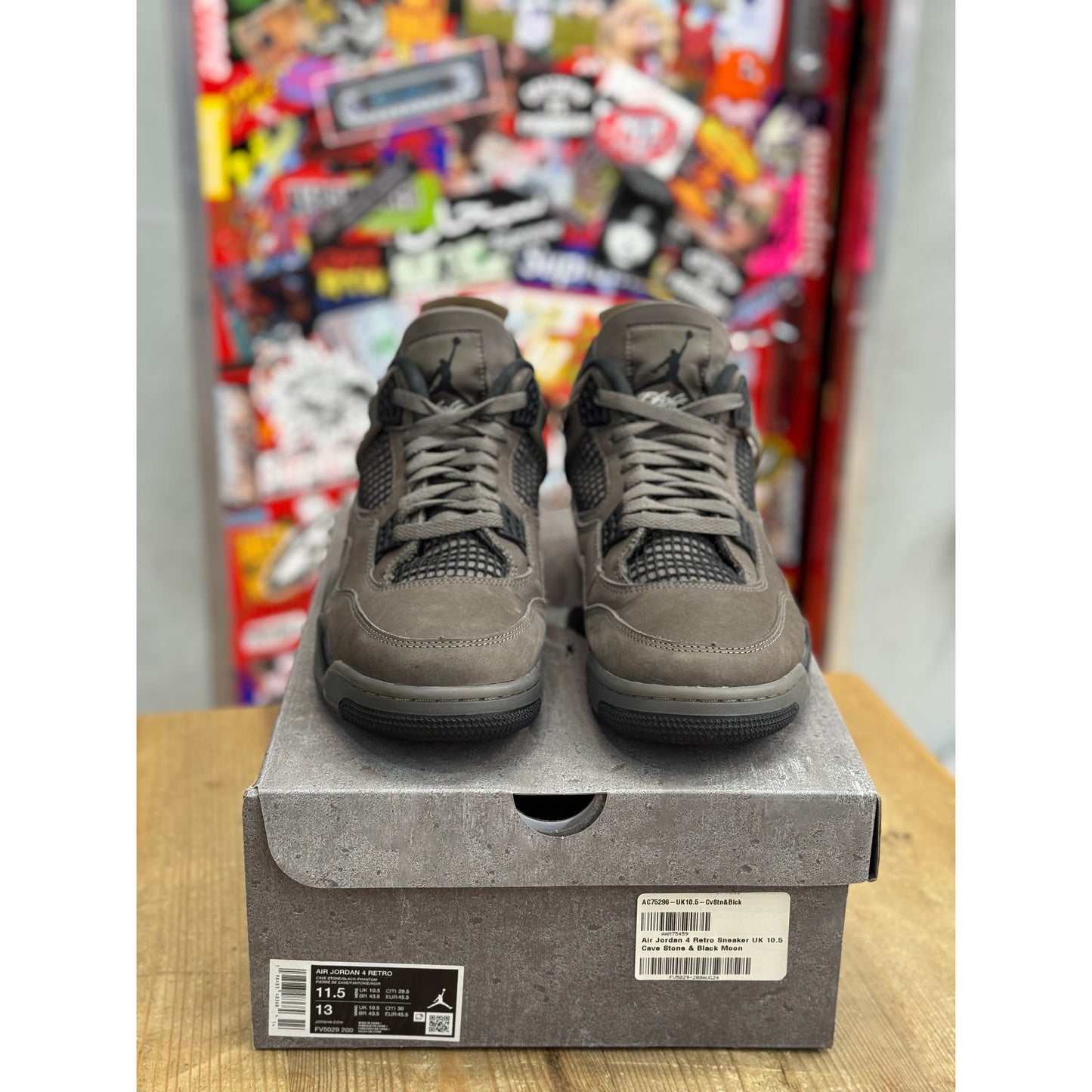 Jordan 4 Retro Cave Stone UK 10.5