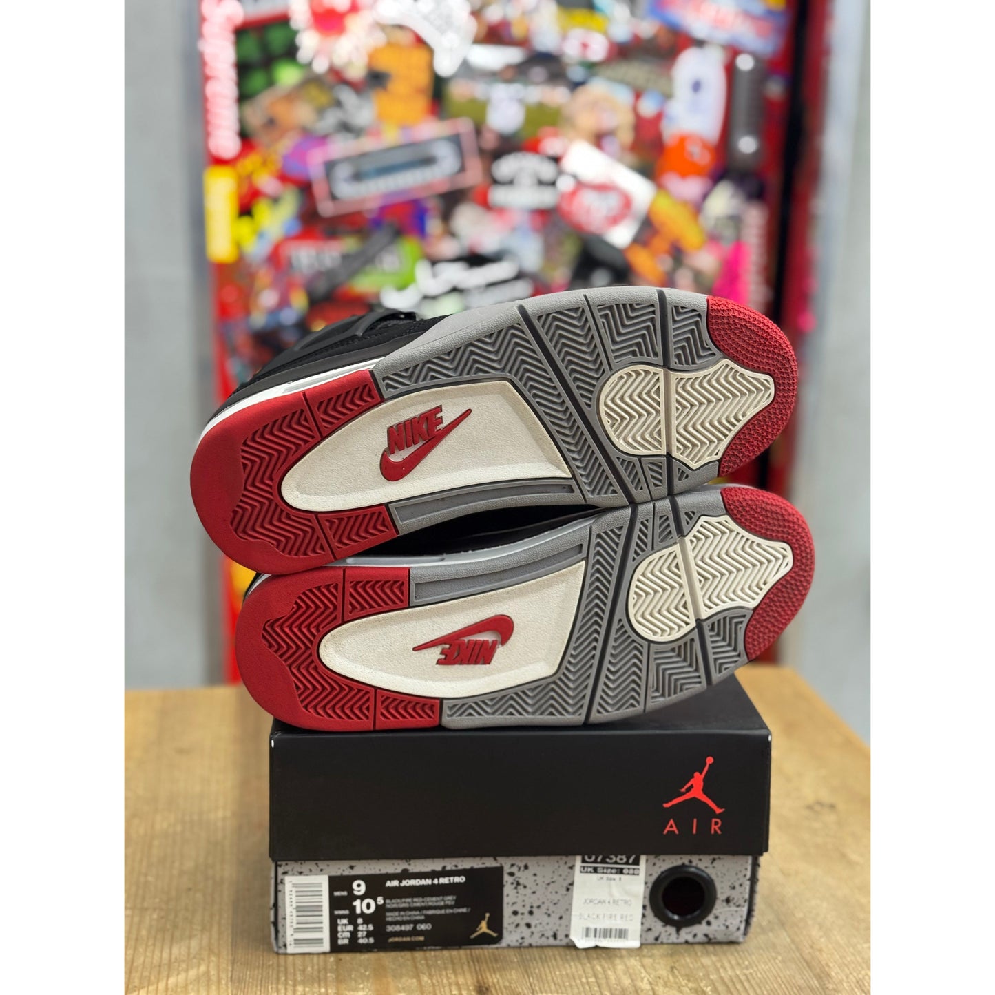 Jordan 4 Retro Bred (2019) UK 8