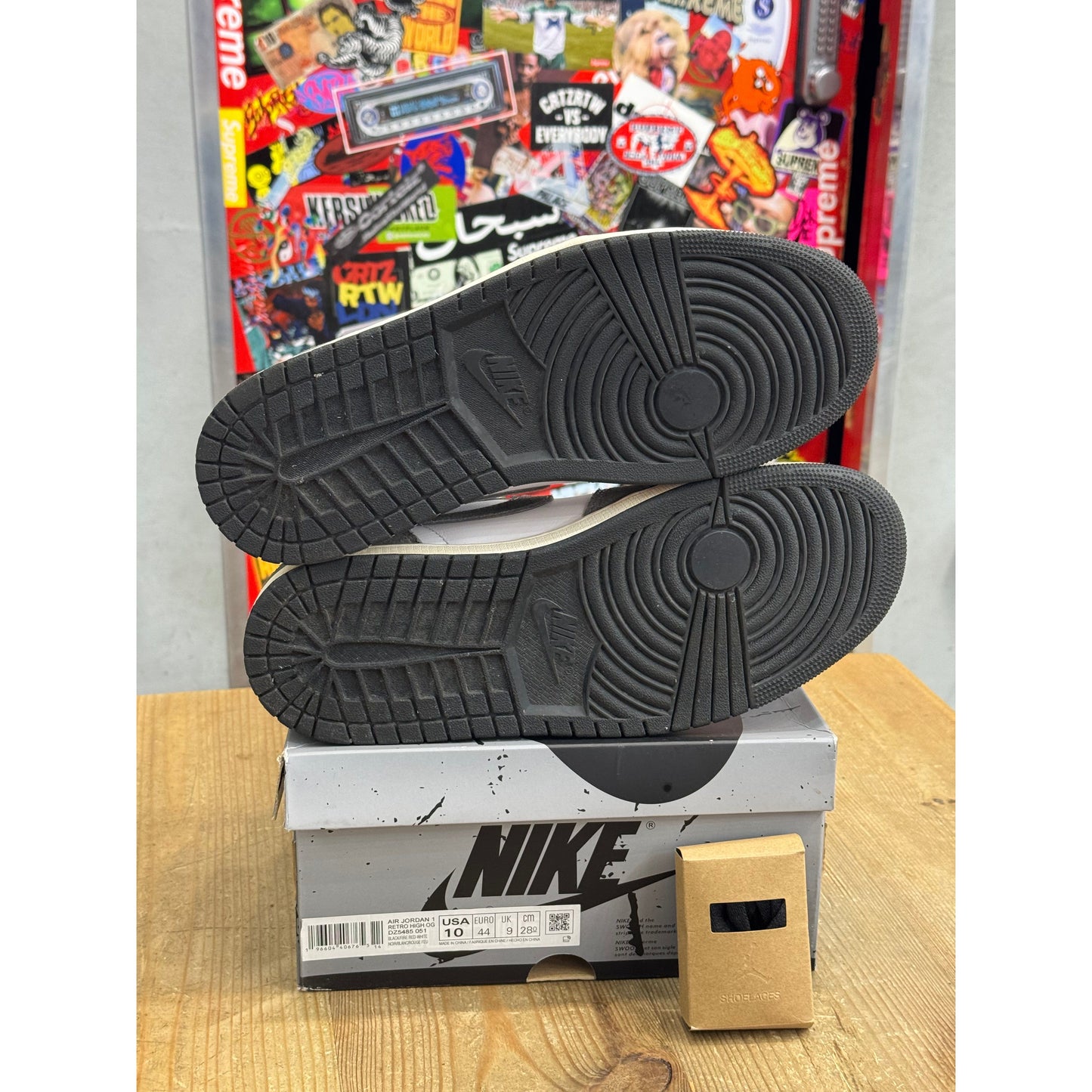 Jordan 1 Retro High OG Washed Black UK 9