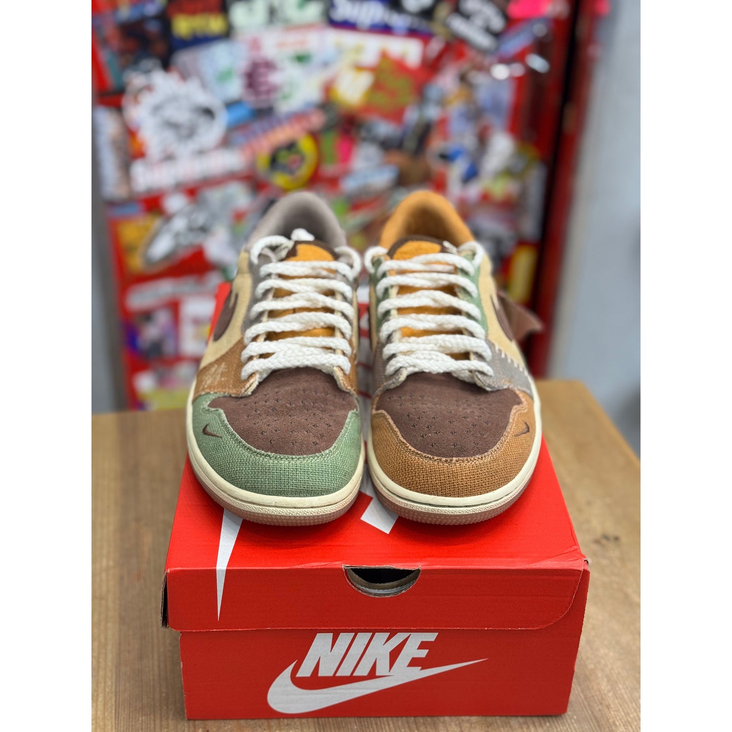 Jordan 1 Retro Low OG Zion Williamson Voodoo UK 9