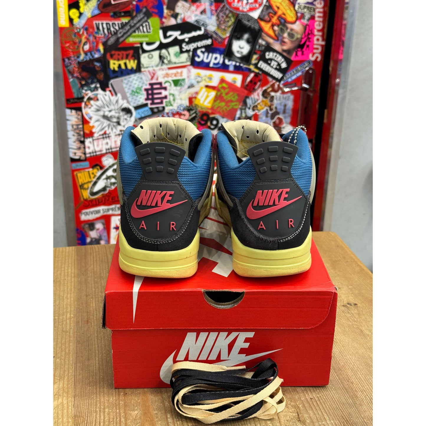 Jordan 4 Retro Union Off Noir UK 9.