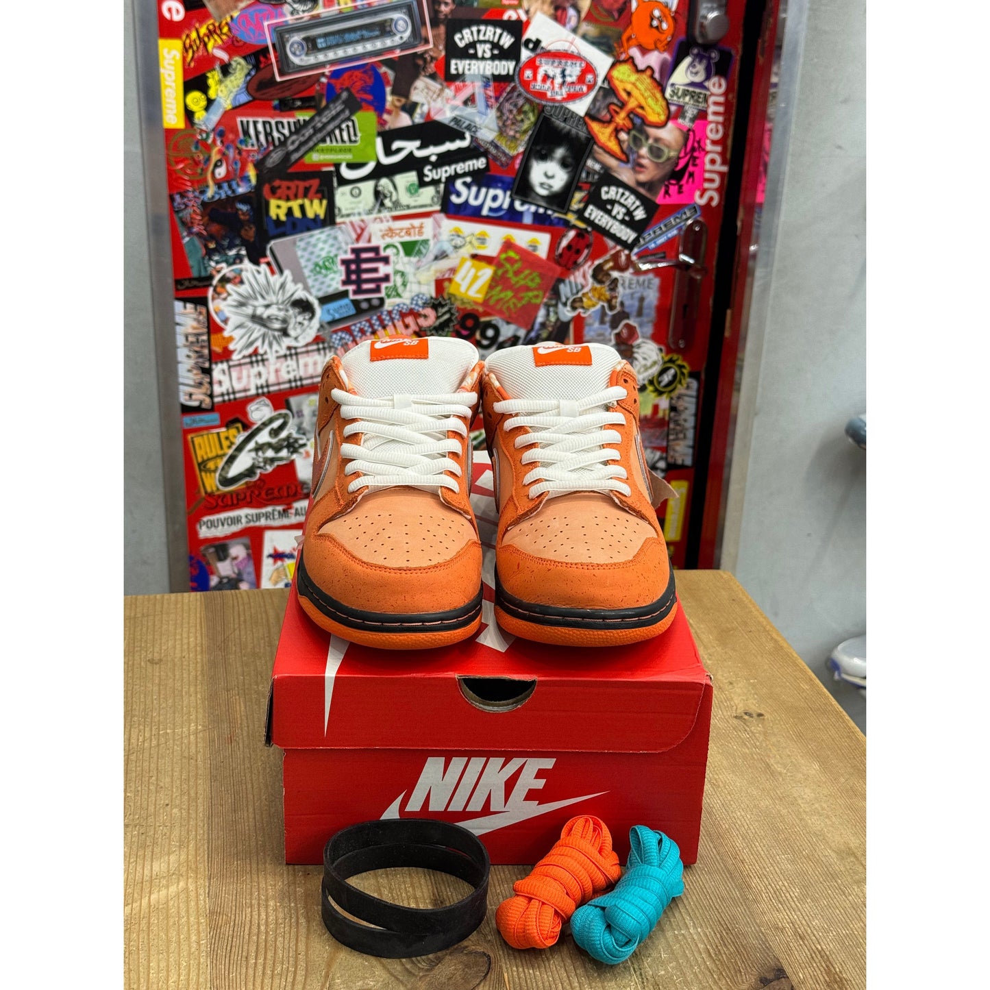 Nike SB Dunk Low Concepts Orange Lobster UK 9