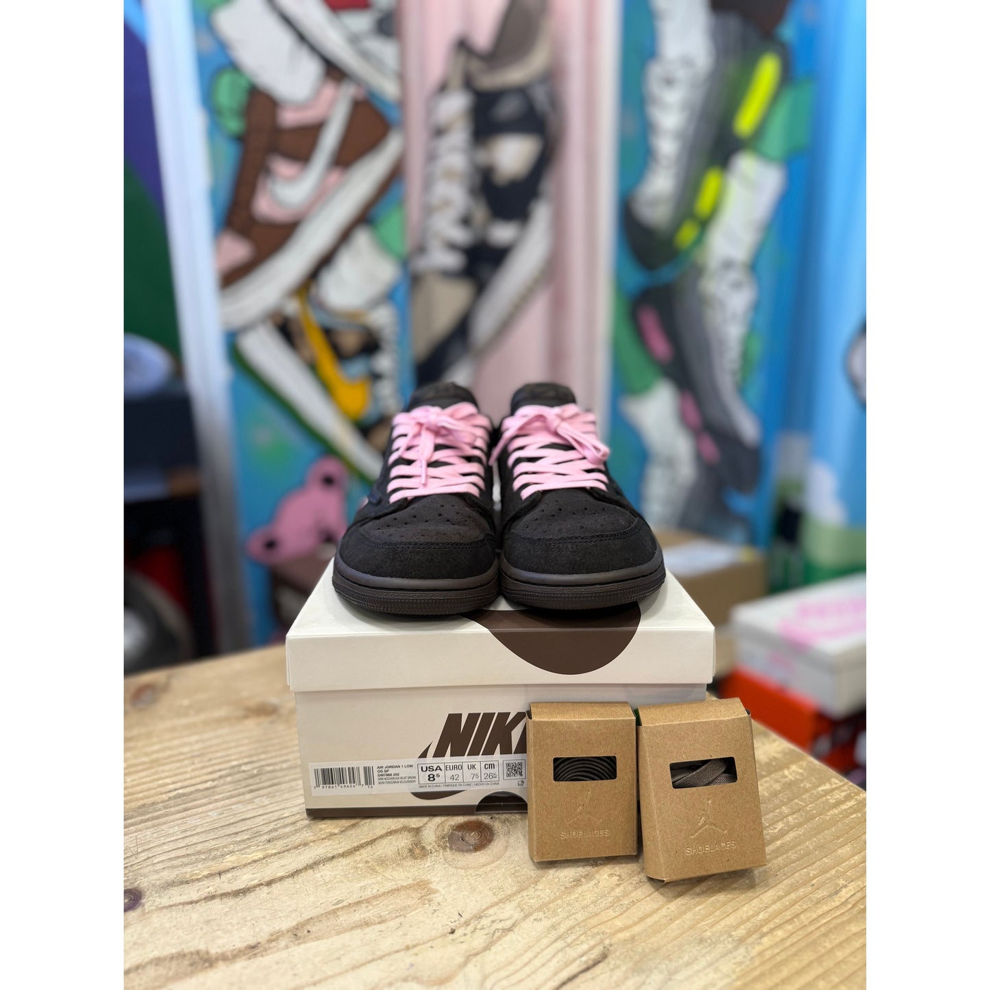 Jordan 1 Low Velvet Brown UK7.5