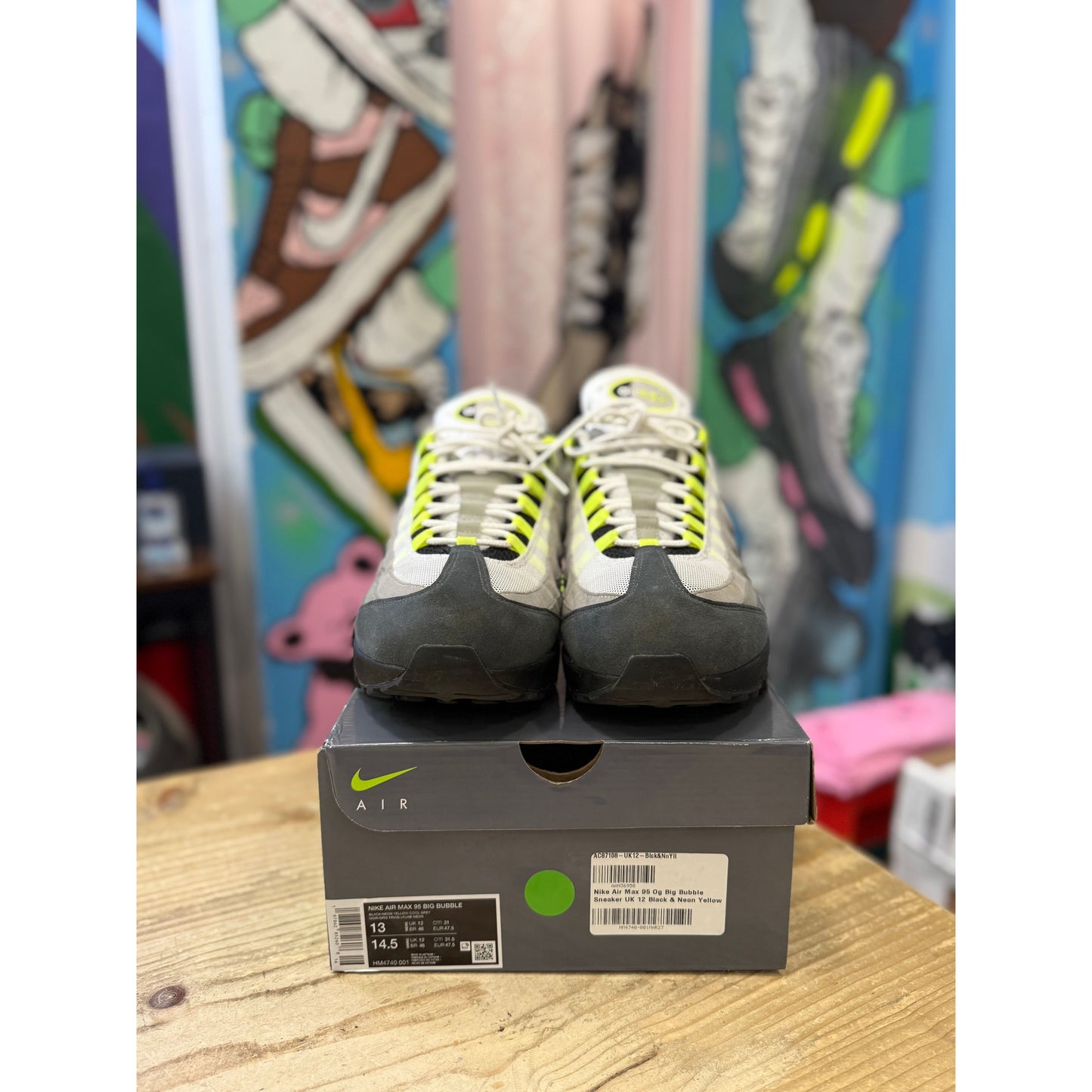 Nike Air Max 95 Big Bubble Neon UK 12