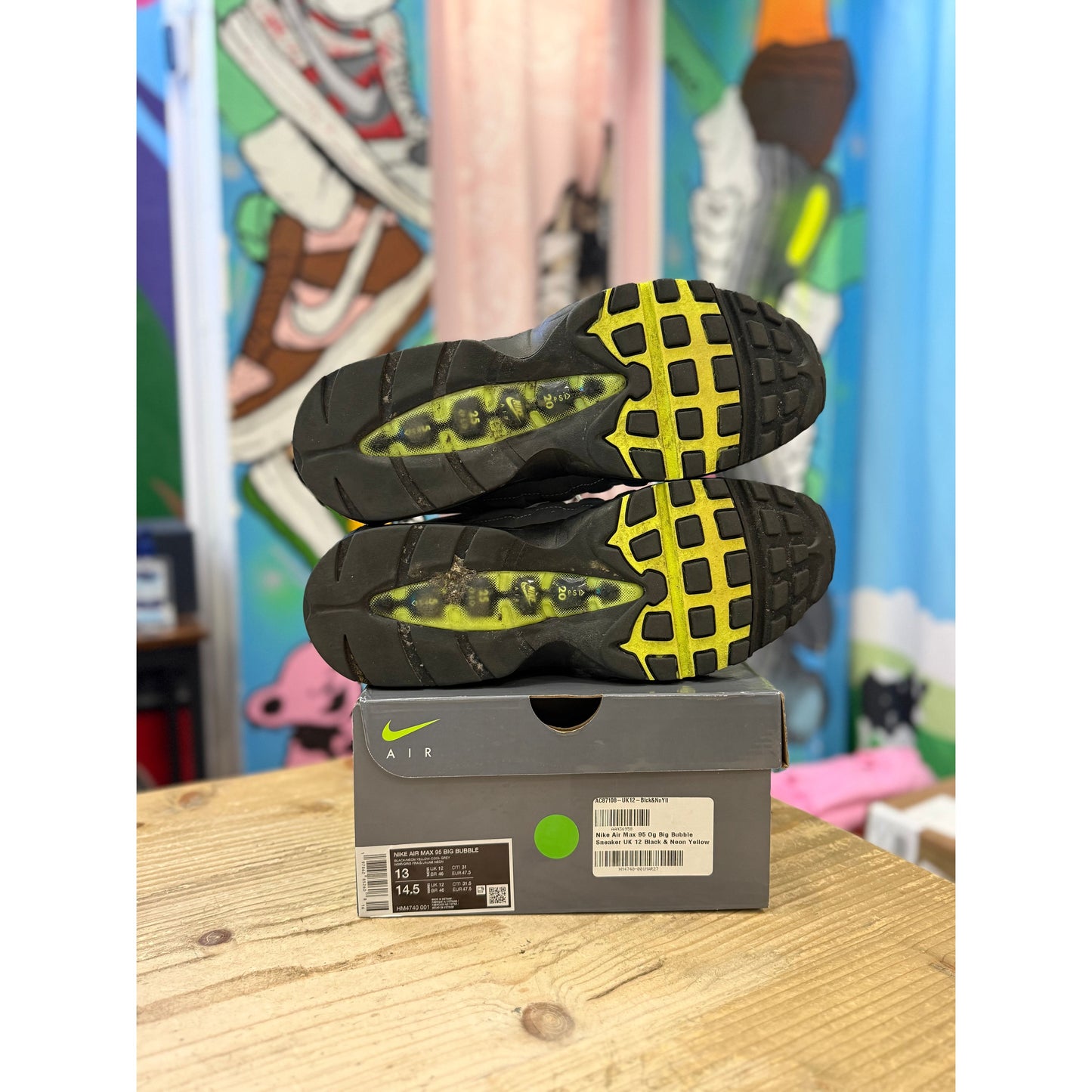 Nike Air Max 95 Big Bubble Neon UK 12