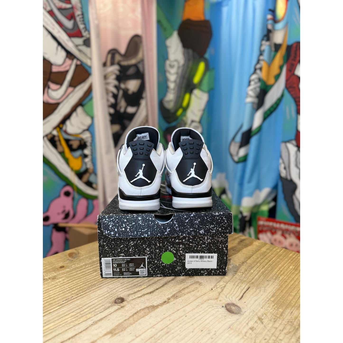 Jordan 4 Military Black UK 9.5