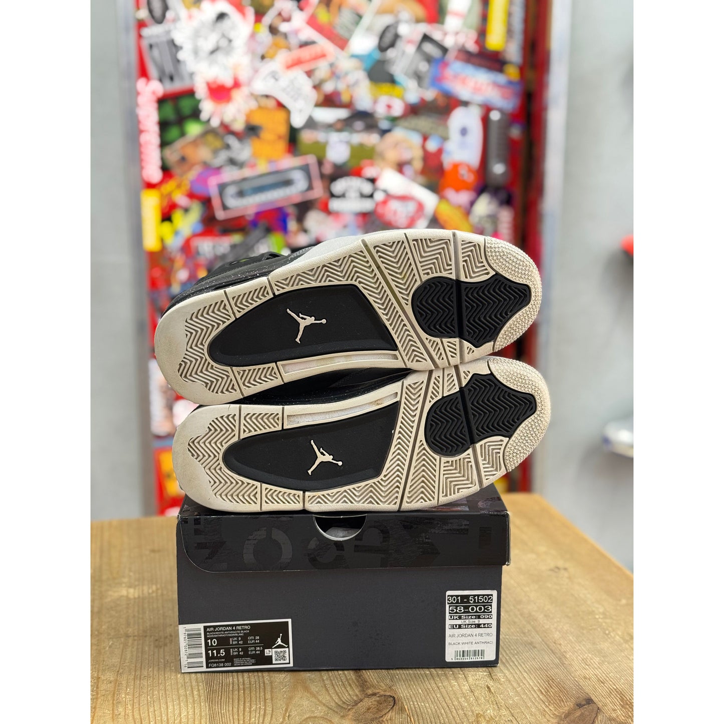 Jordan 4 Retro Fear UK 9