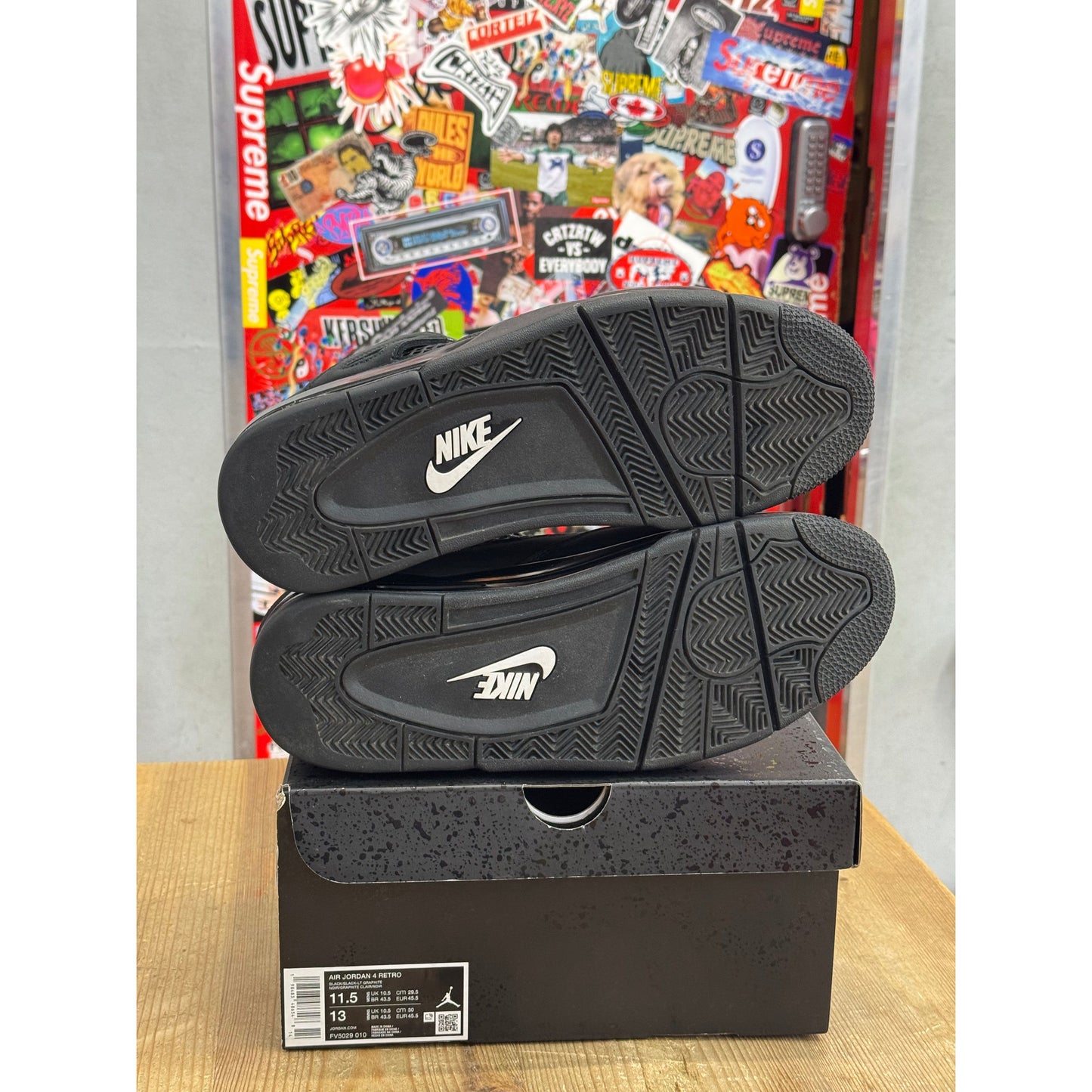 Jordan 4 Retro Black Cat (2025) UK 10.5