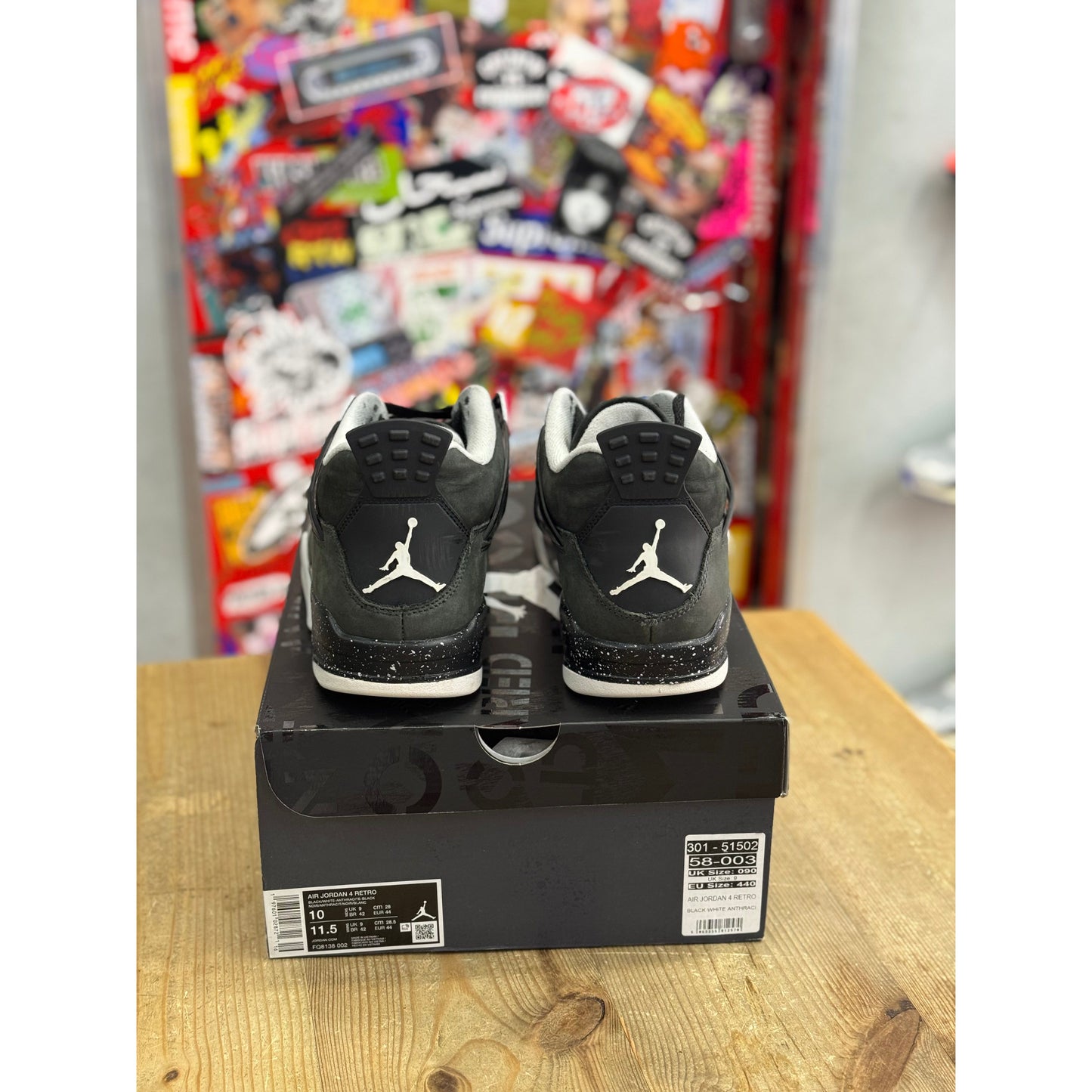 Jordan 4 Retro Fear UK 9