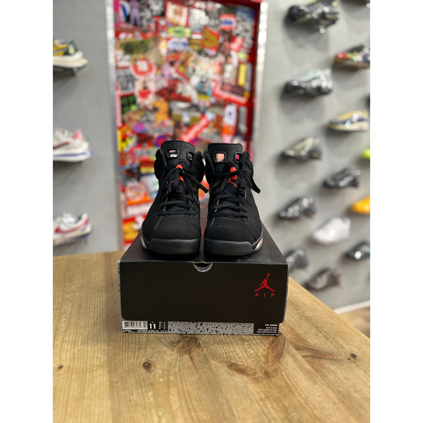 Jordan 6 Retro Black Infrared (2019) UK 10 by Jordan's from £235.00