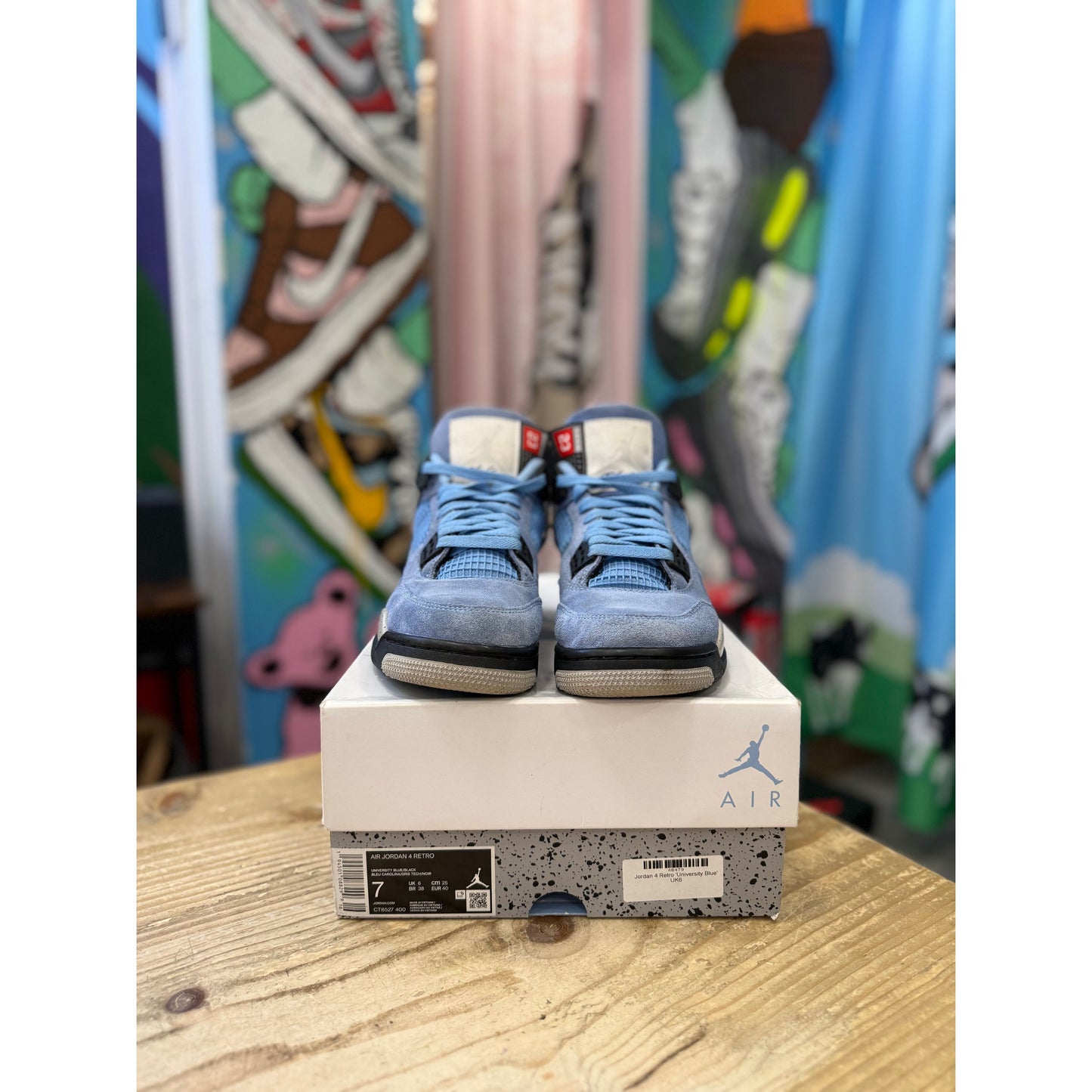 Jordan 4 University Blue UK 6