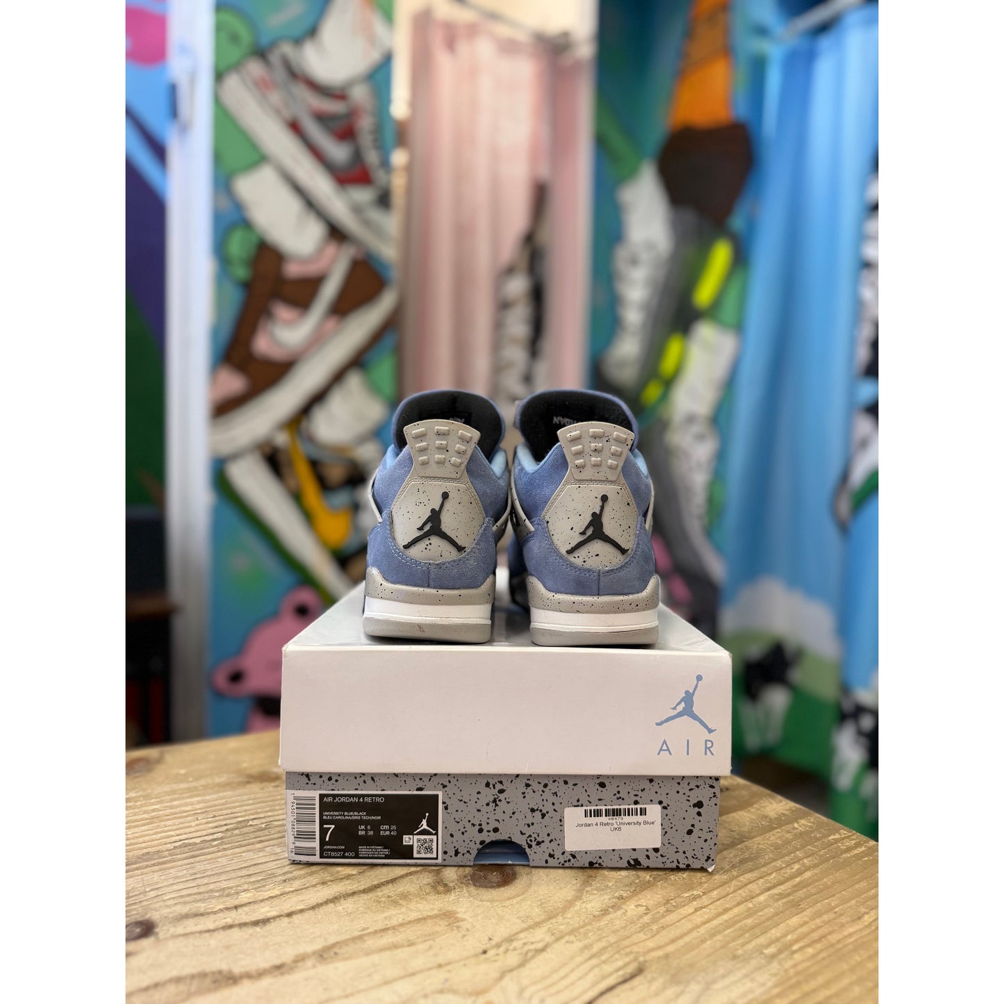 Jordan 4 University Blue UK 6