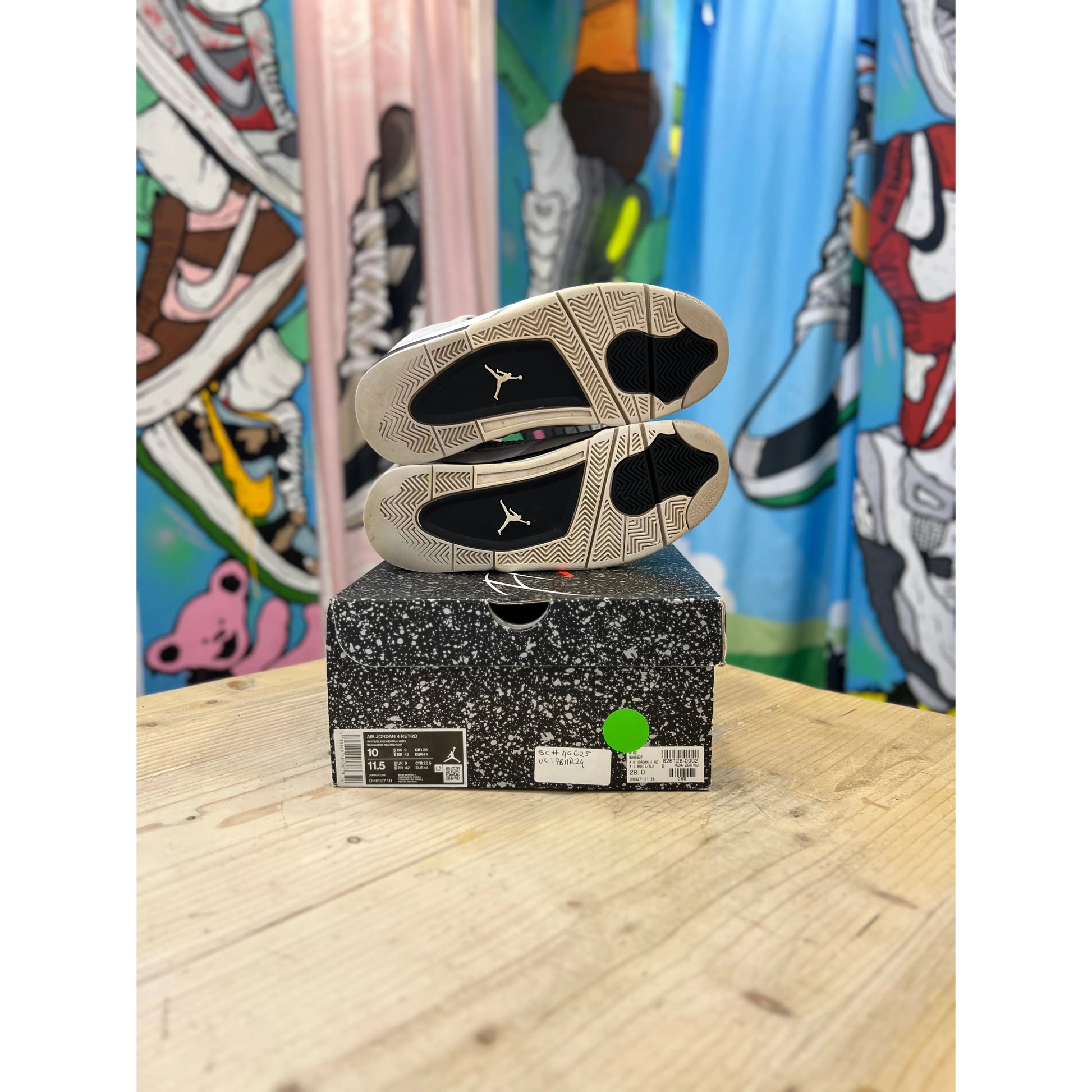 Jordan 4 Military Black UK 9. by Jordan's in . Available at KershKicks for £185.00. A must-have for fans of Jordan's looking to elevate their style with this Kershkicked.