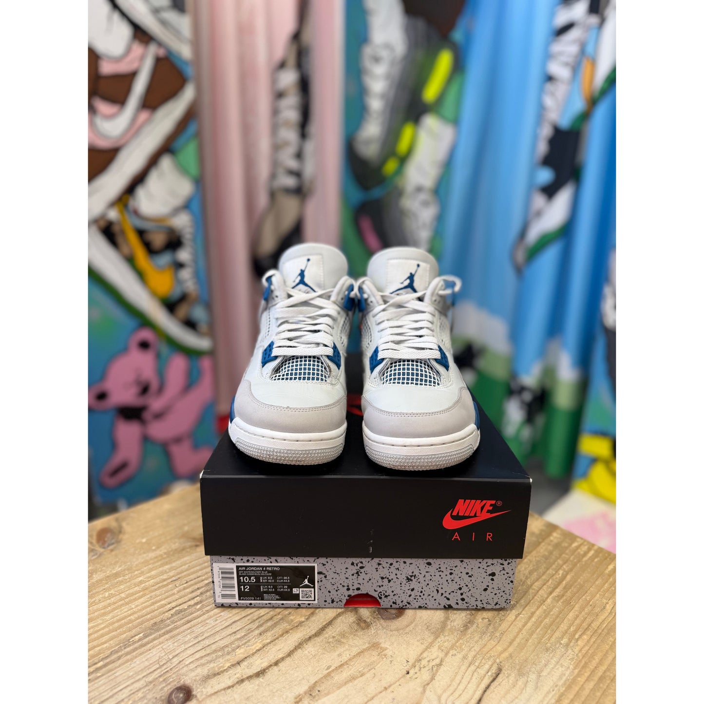 Jordan 4 Military Blue UK 9.5