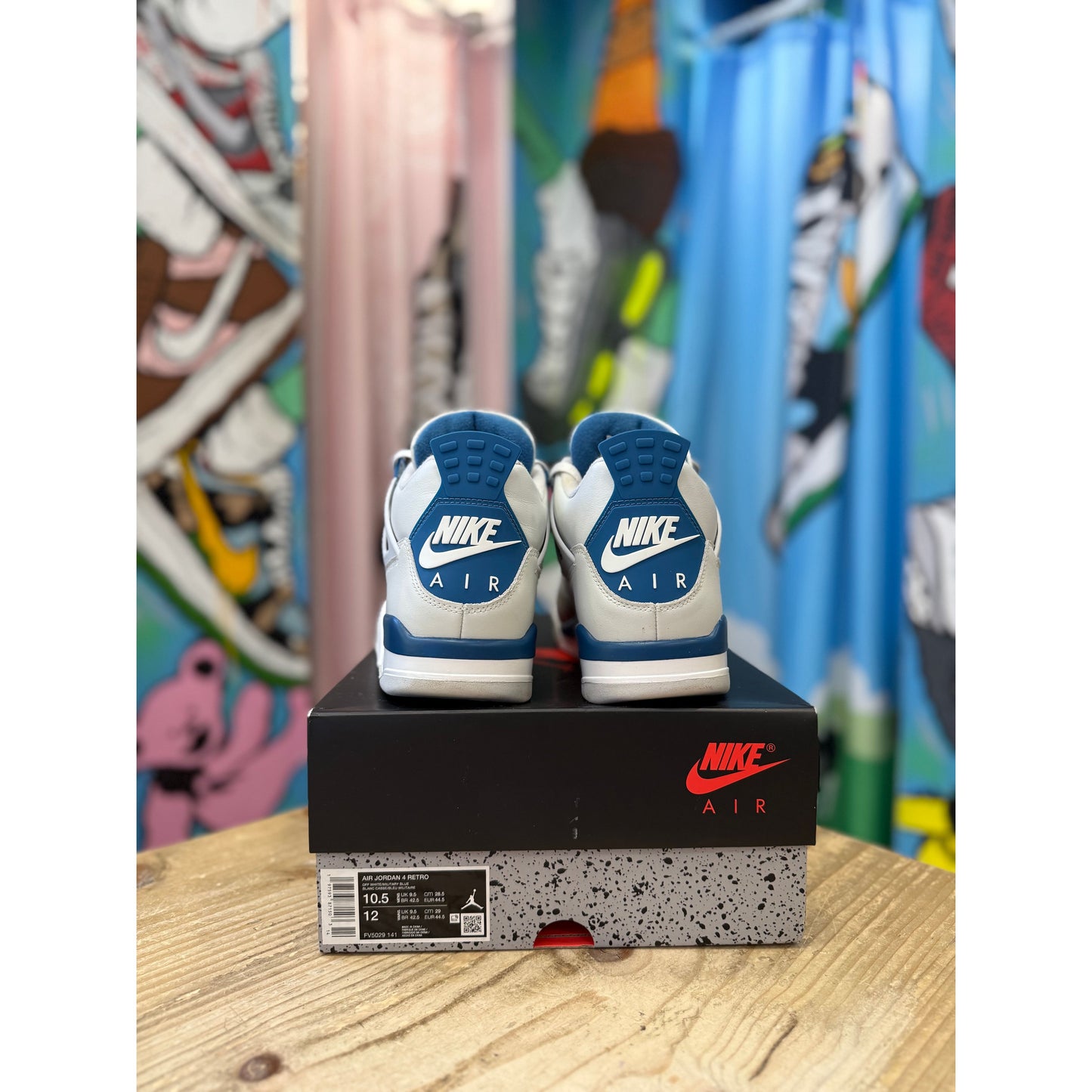 Jordan 4 Military Blue UK 9.5