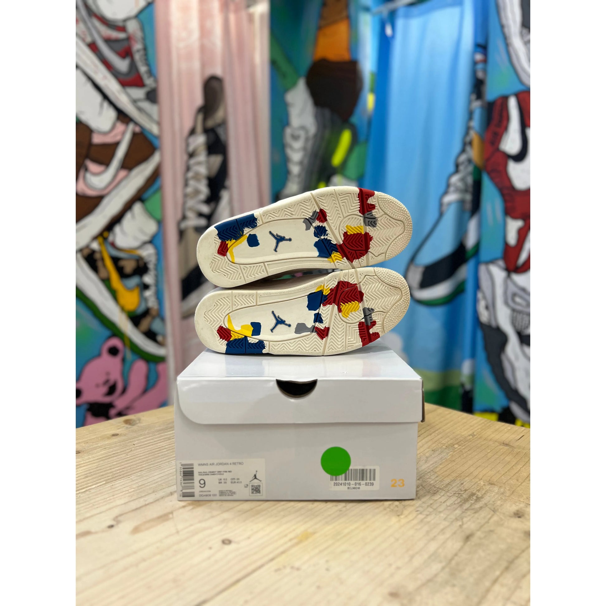 Jordan 4 Blank Canvas UK 6.5 by Nike in . Available at KershKicks for £175.00. A must-have for fans of Nike looking to elevate their style with this Kershkicked.