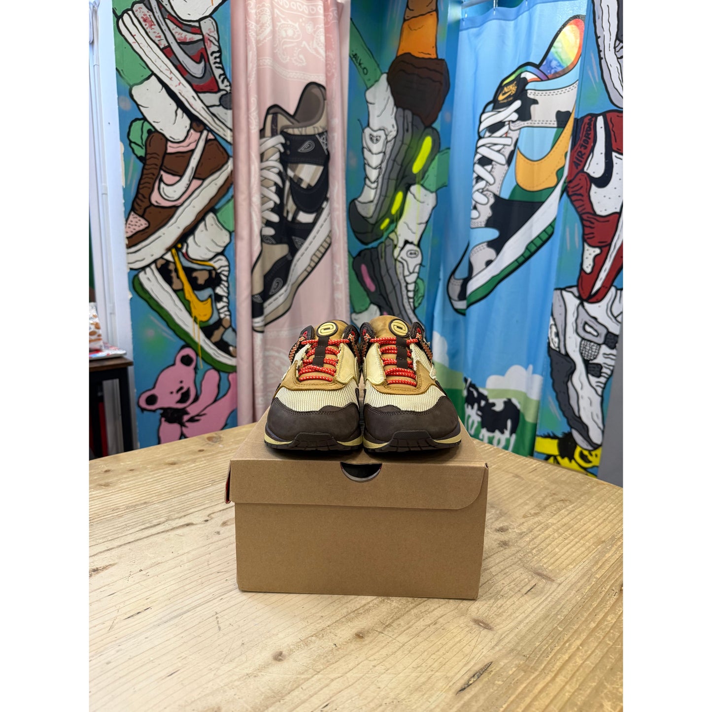 Nike Air Max 1 Travis Scott Cactus Jack Baroque Brown UK 8