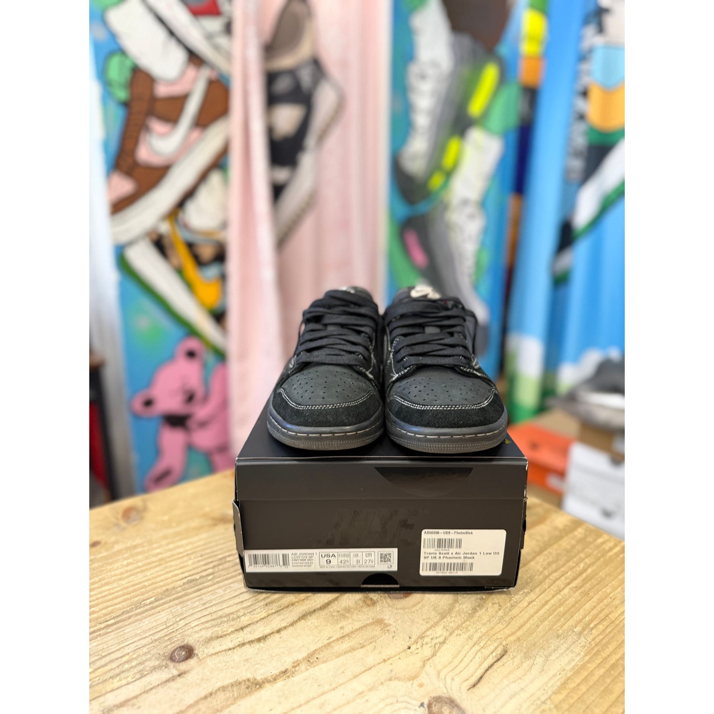 Jordan 1 Low Travis Scott Phantom UK 8