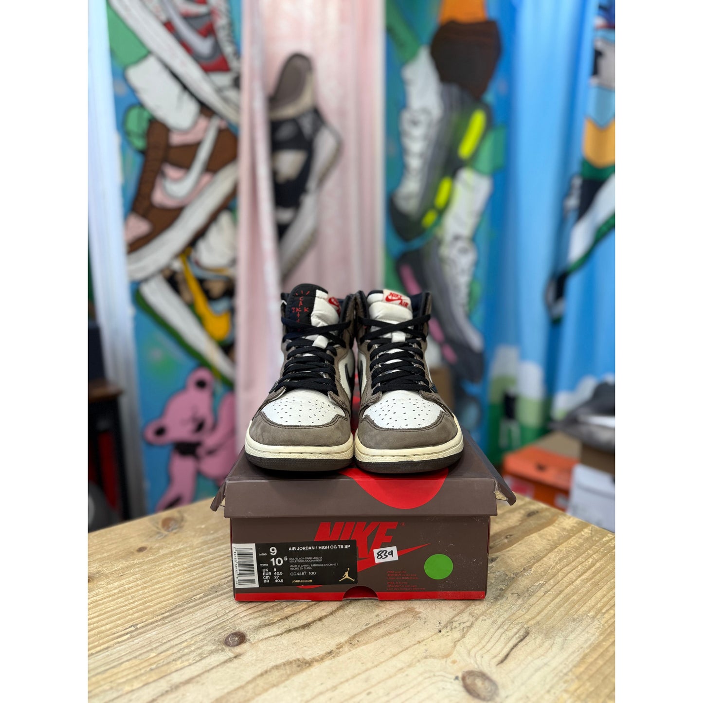 Jordan 1 High Travis Scott Mocha UK 8