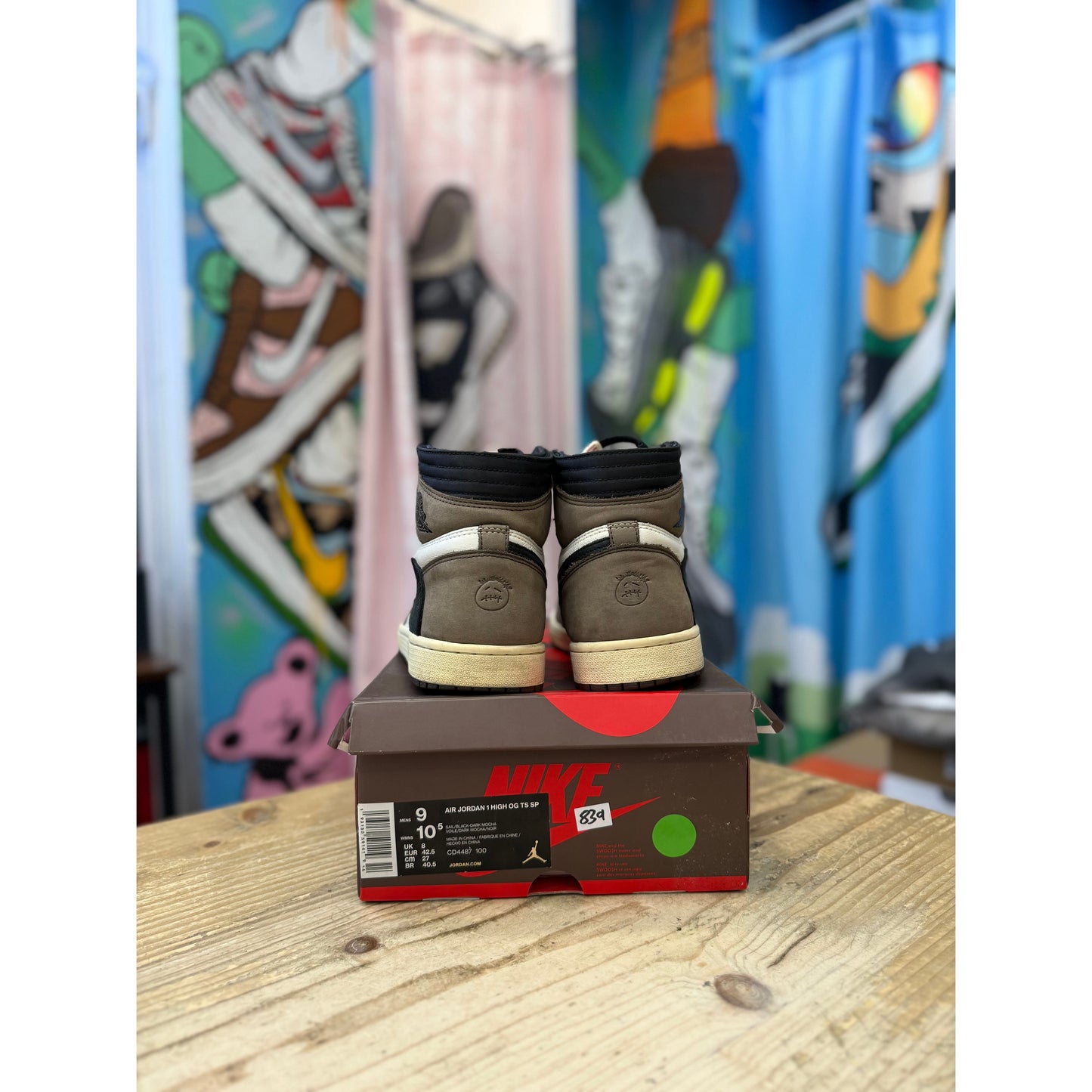Jordan 1 High Travis Scott Mocha UK 8