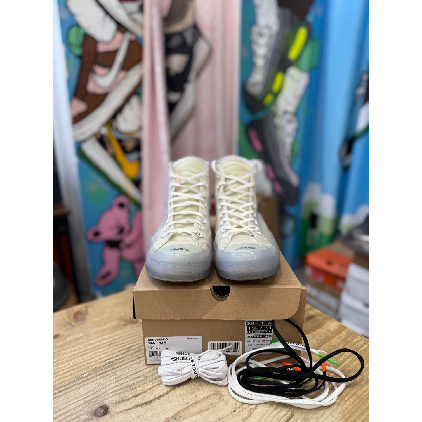 Converse Off White Vulcanized 'The Ten' UK 10.5