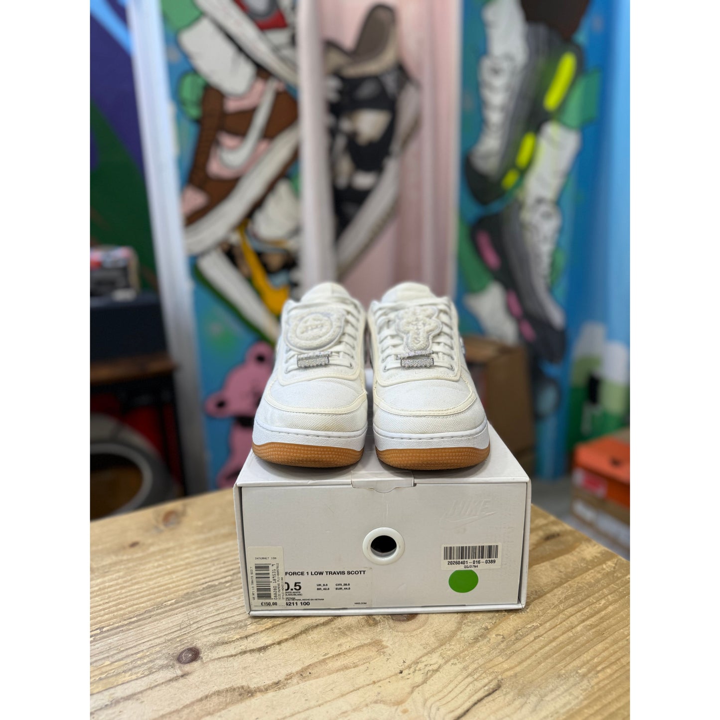 Nike Air Force 1 Low Travis Scott Sail UK 9.5