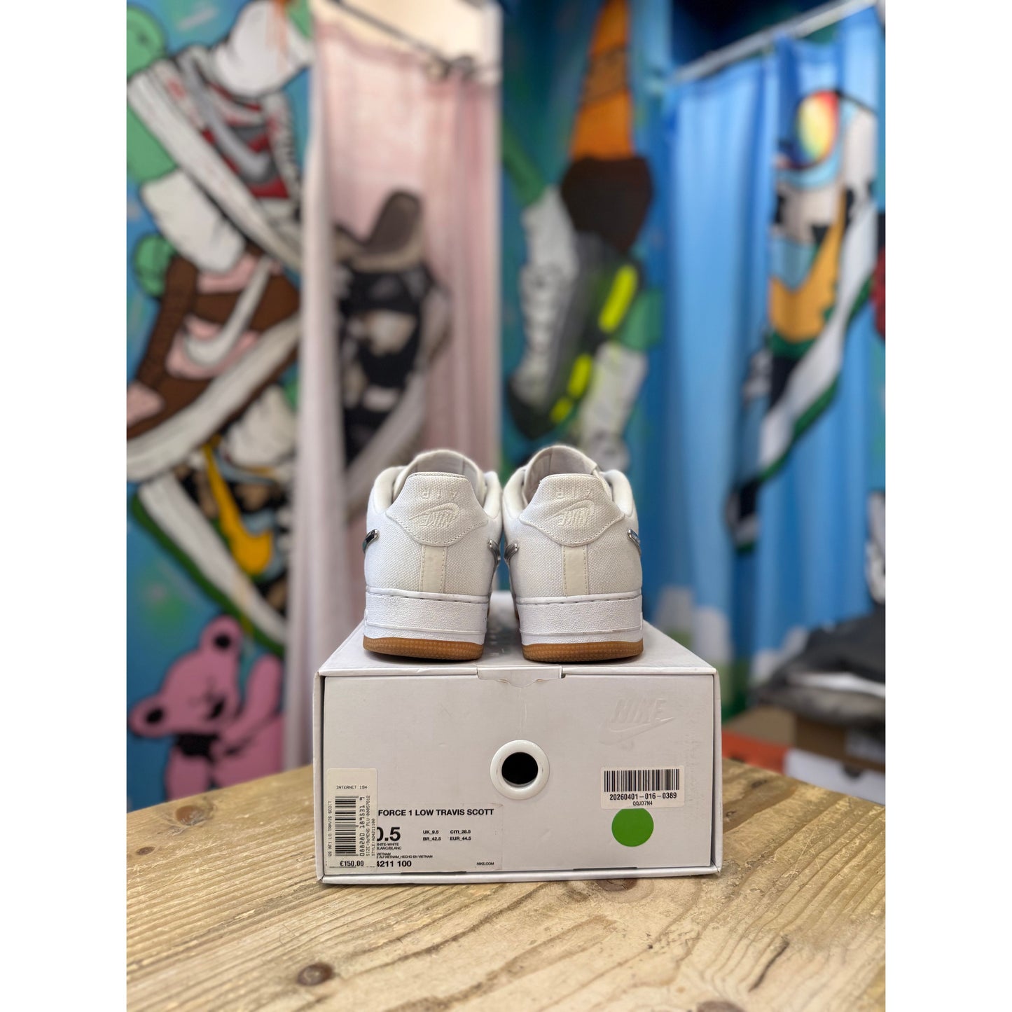 Nike Air Force 1 Low Travis Scott Sail UK 9.5