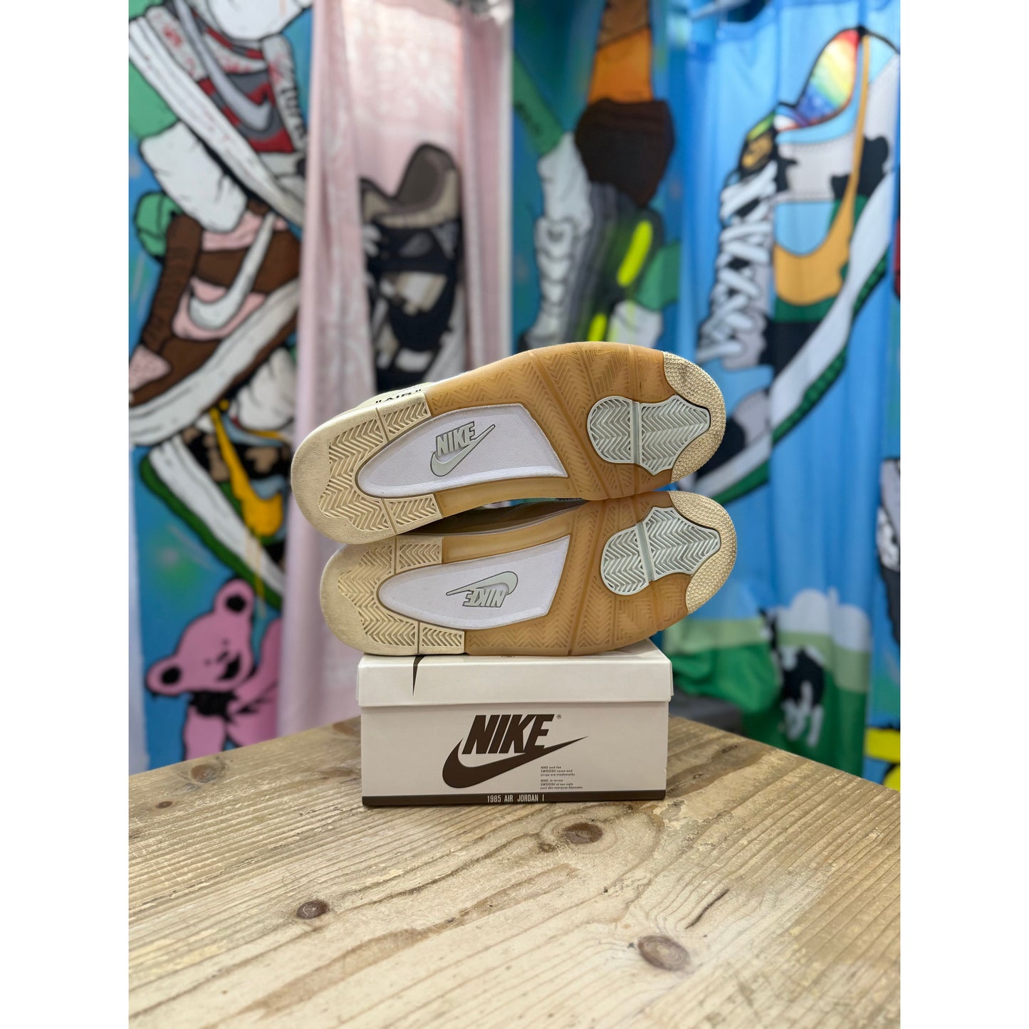 Jordan 4 Off White Sail UK 10.5