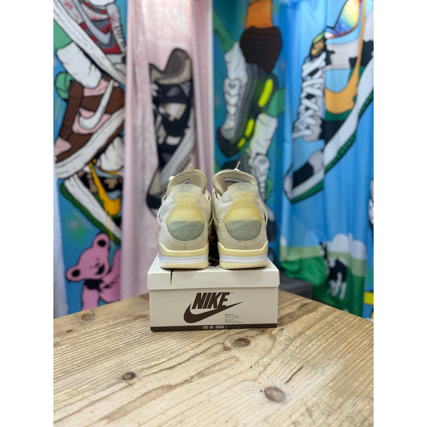 Jordan 4 Off White Sail UK 10.5