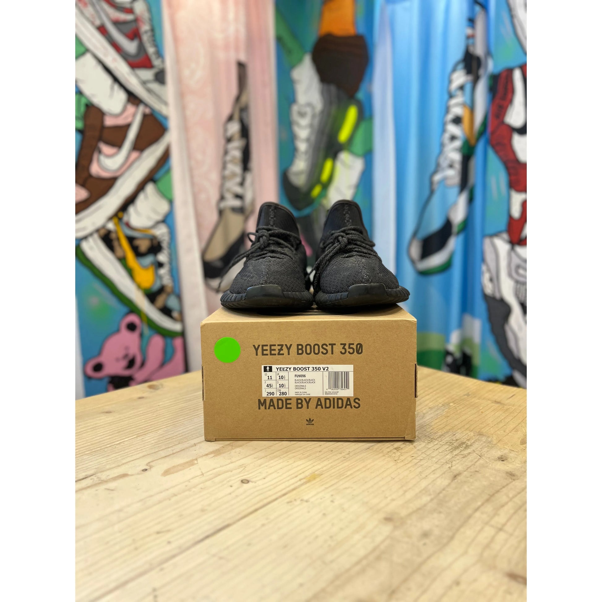 Yeezy 350 static Black UK 10.5 Yeezy KershKicks