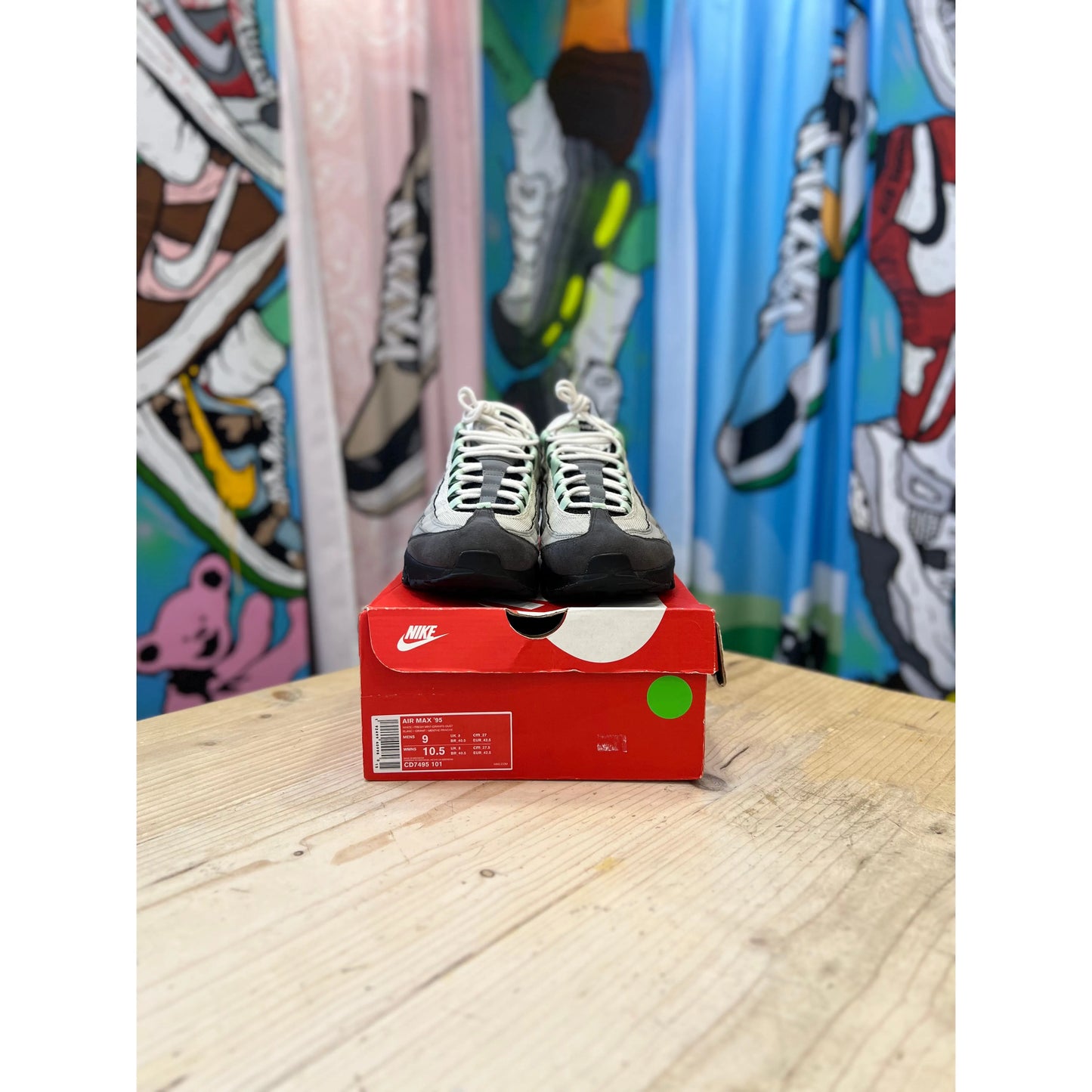 Air Max 95 Fresh Mint UK8 Nike KershKicks