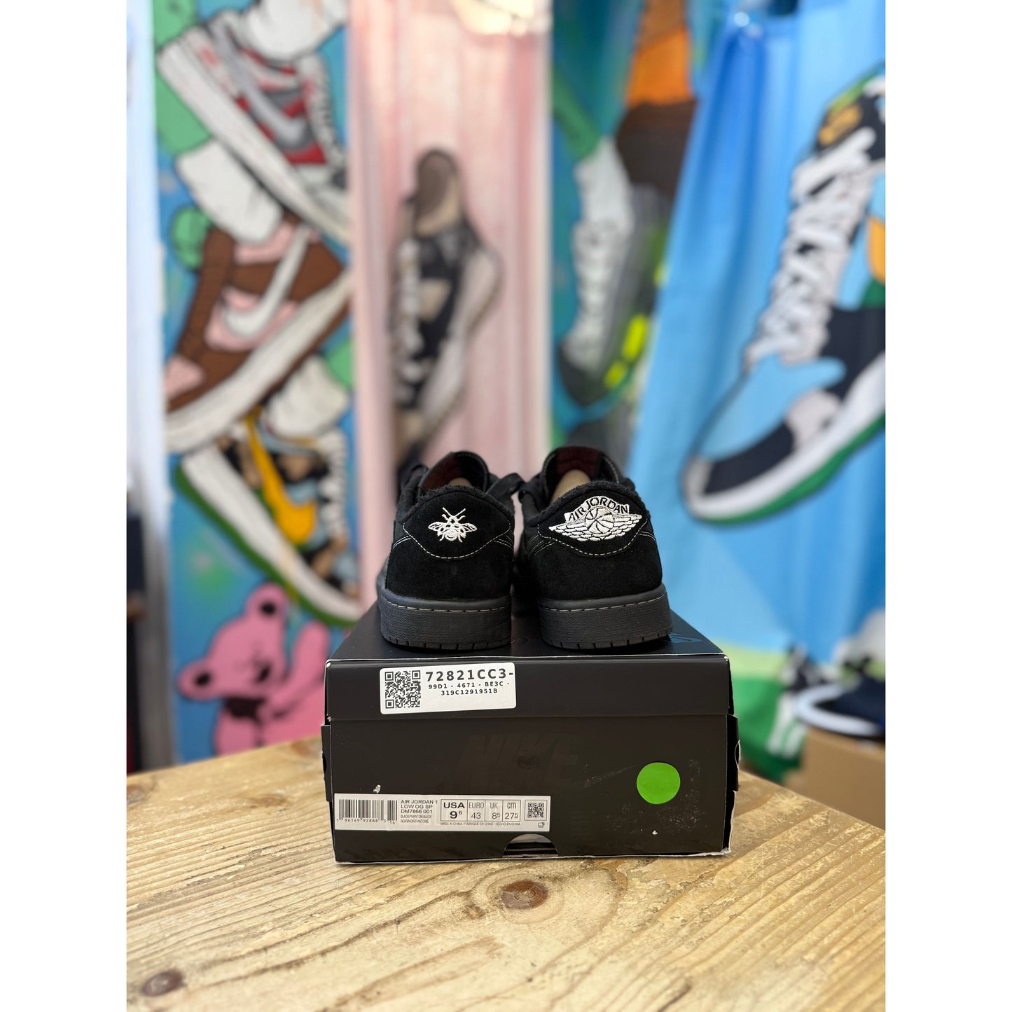 Jordan 1 Low  x Travis Scott Black Phantom UK8.5