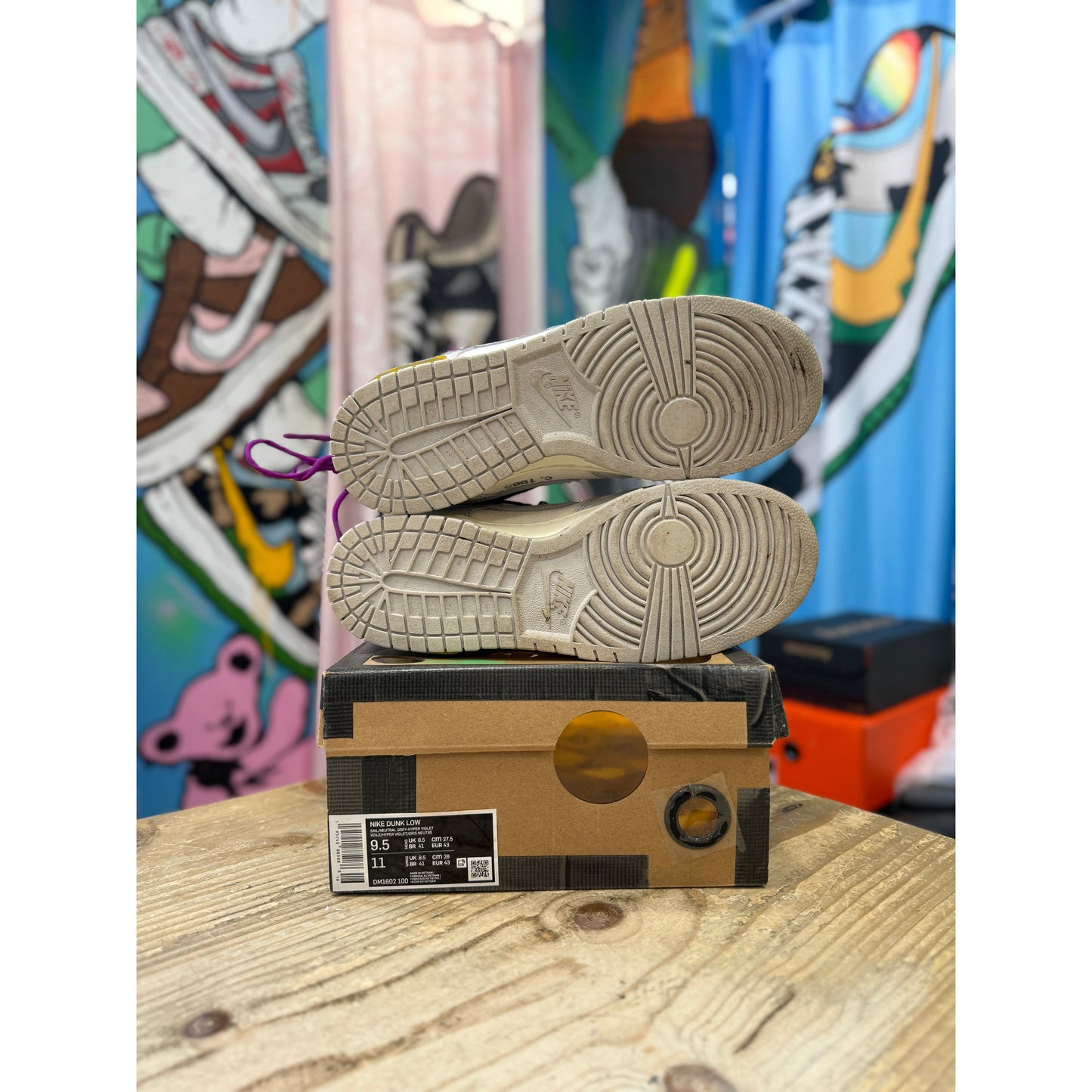 Nike Dunk Low Off White LOT 21 UK 8.5