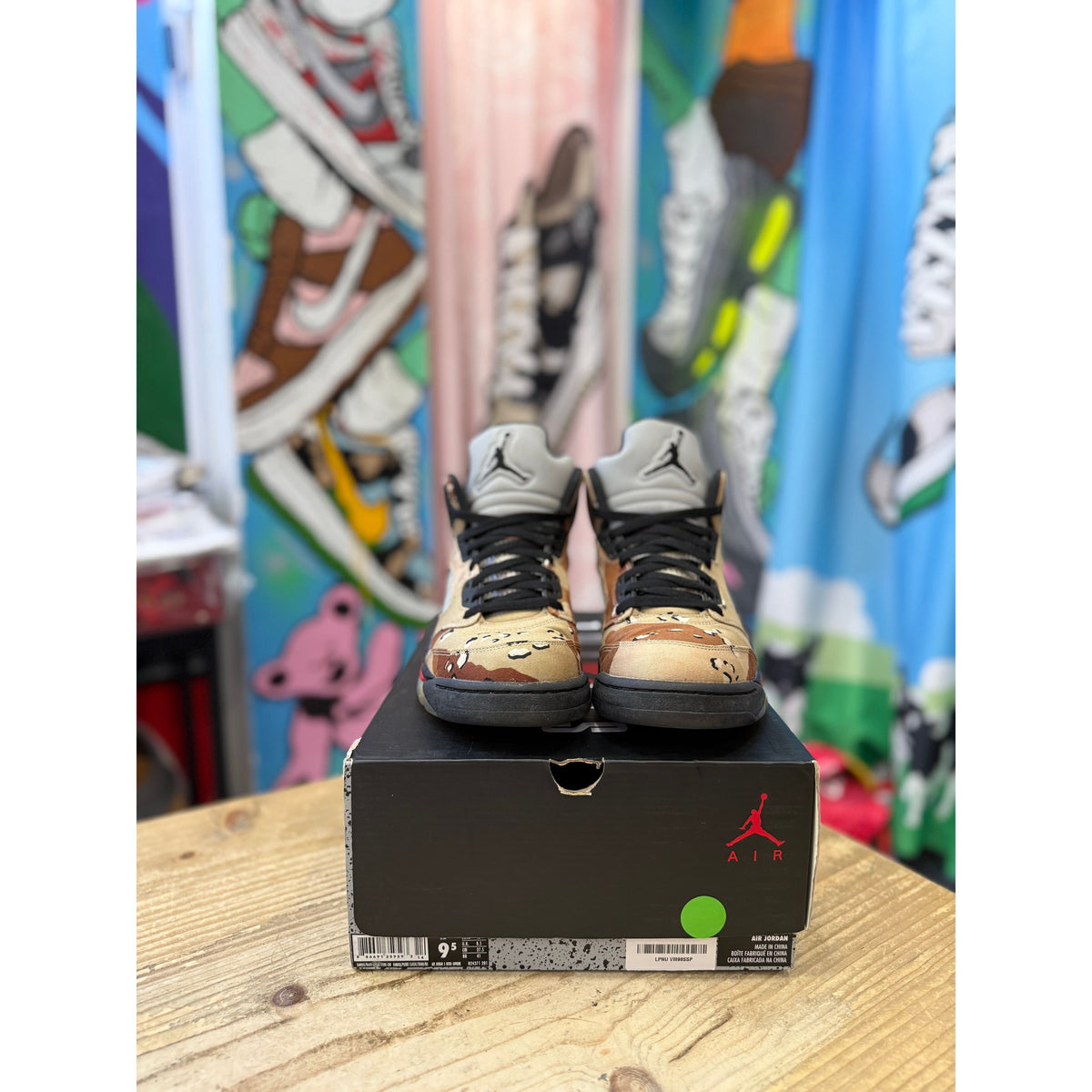 Jordan 5 Supreme Camo UK8.5