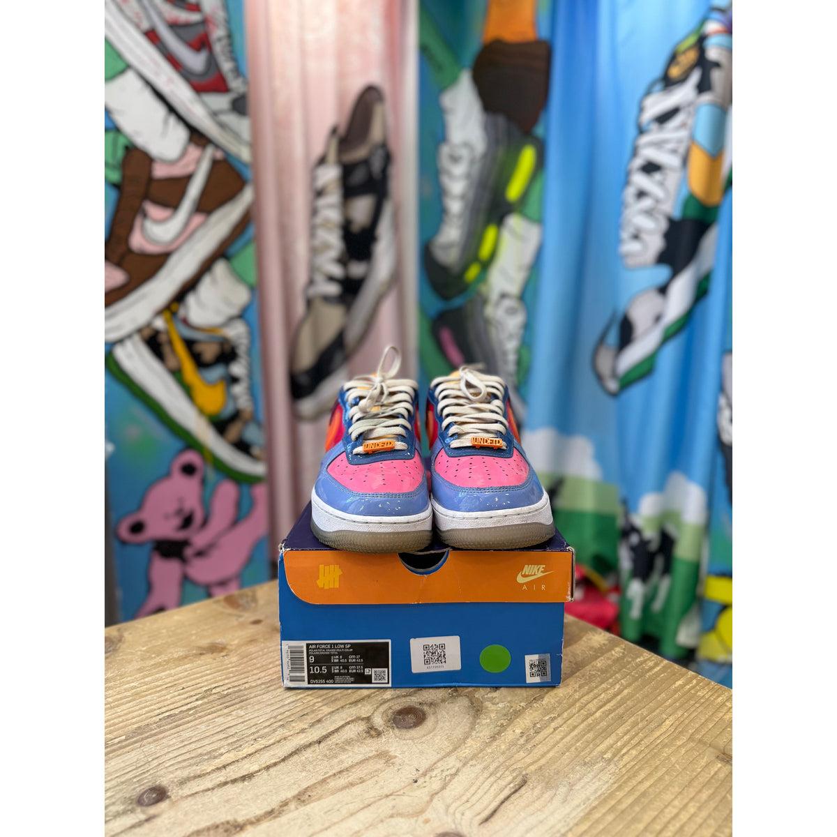 Air Force 1 Undefeated Multi Patent Total Orange UK8