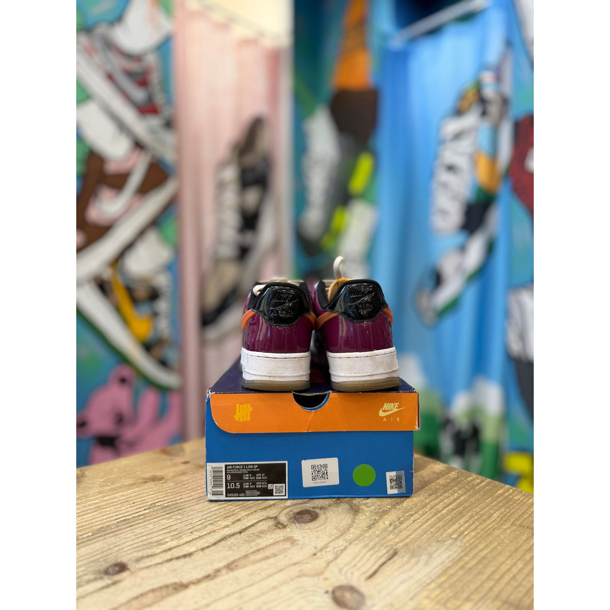Air Force 1 Undefeated Multi Patent Total Orange UK8