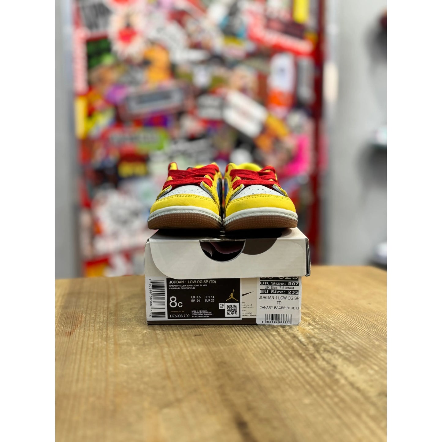 Jordan 1 Retro Low OG SP Travis Scott Canary (TD) UK 7.5