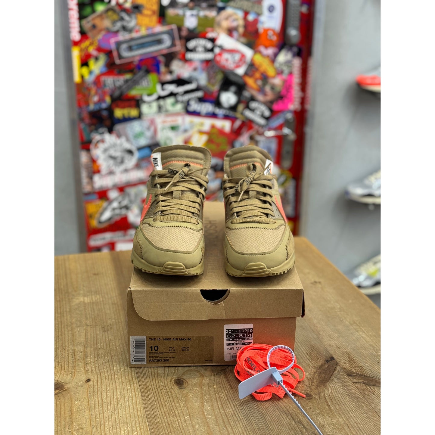 Nike Air Max 90 Off-White Desert Ore UK 9.
