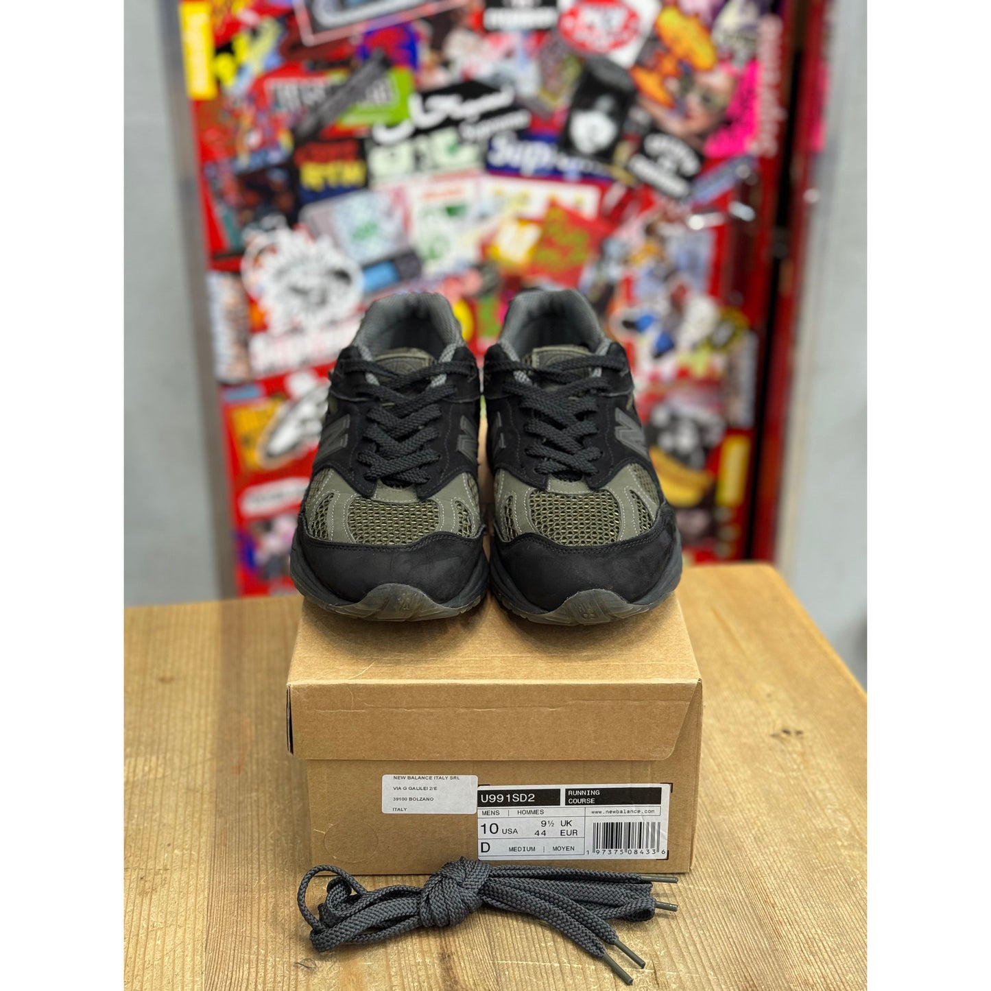 New Balance 991v2 Miuk Stone Island Black UK 9.5