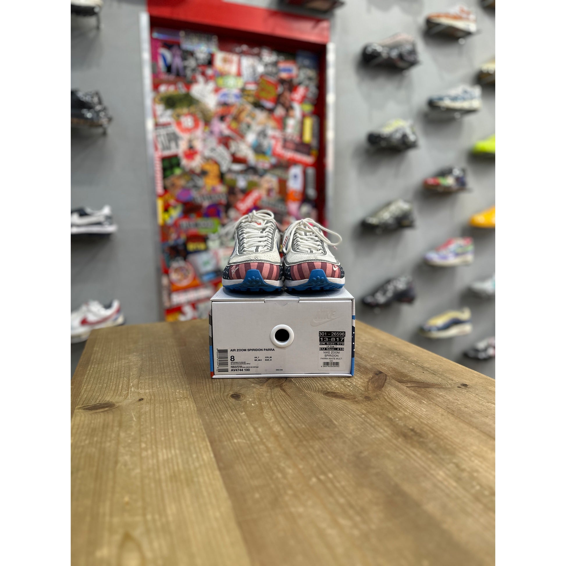 Nike Air Zoom Spiridon Parra UK 7 by Nike in Shoes. Available at KershKicks for £125.00. A must-have for fans of Nike looking to elevate their style with this Kershkicked.
