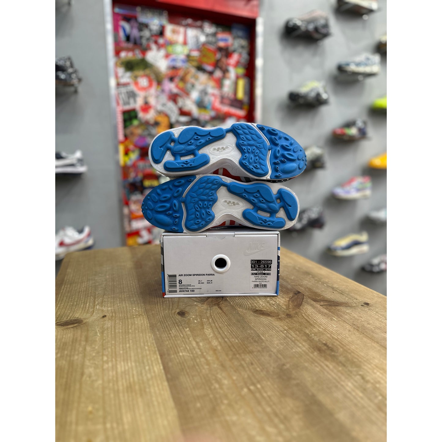 Nike Air Zoom Spiridon Parra UK 7 by Nike in Shoes. Available at KershKicks for £125.00. A must-have for fans of Nike looking to elevate their style with this Kershkicked.