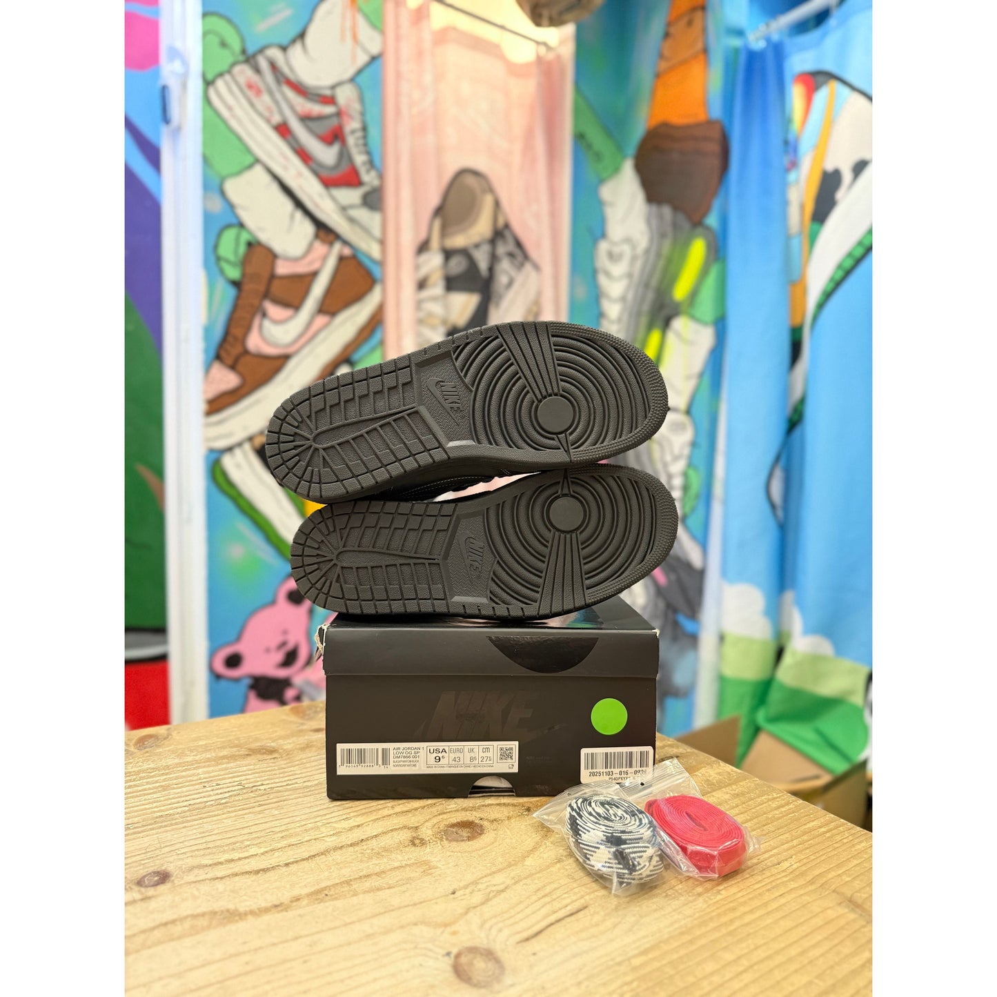 Jordan 1 Low Travis Scott Black Phantom UK 8.5