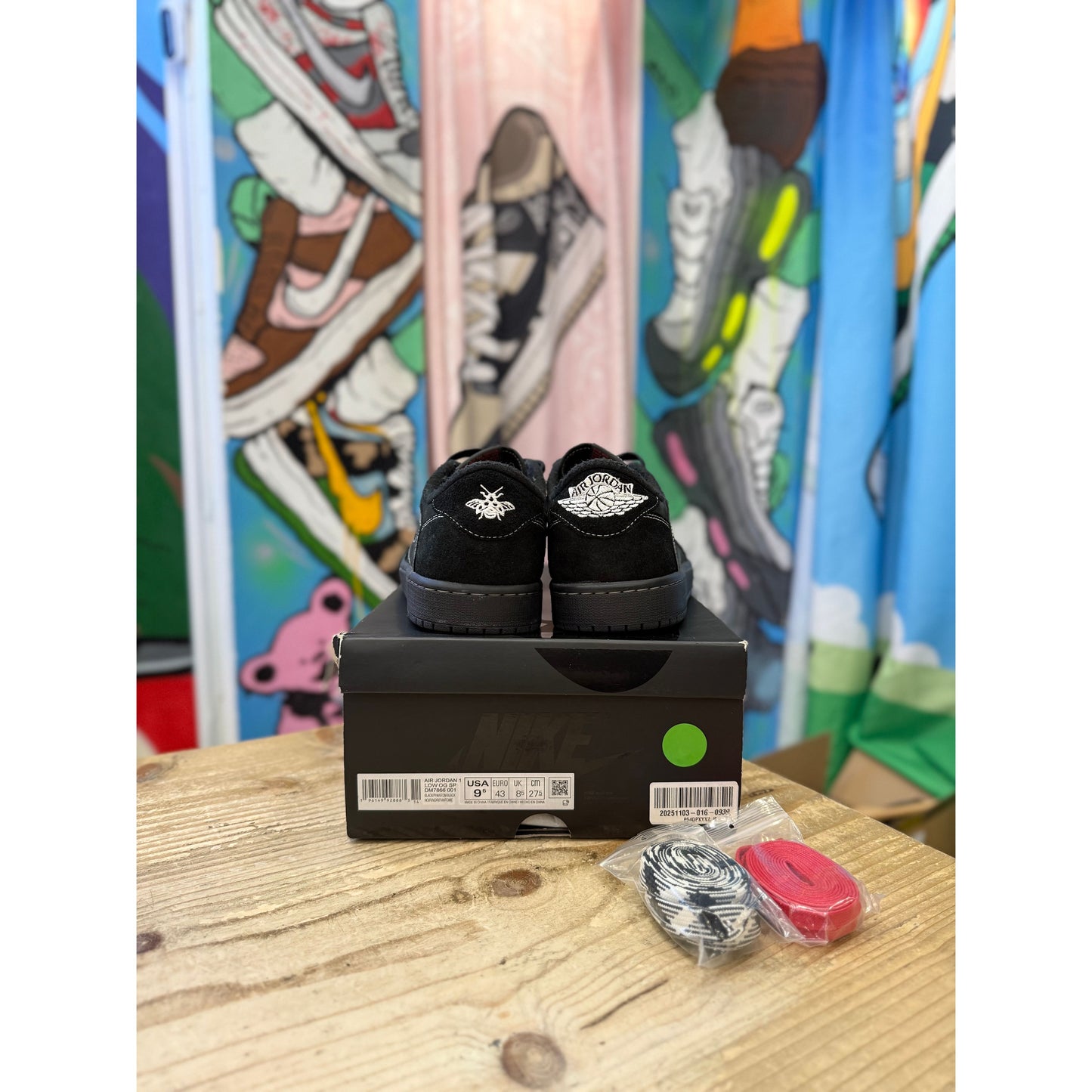 Jordan 1 Low Travis Scott Black Phantom UK 8.5