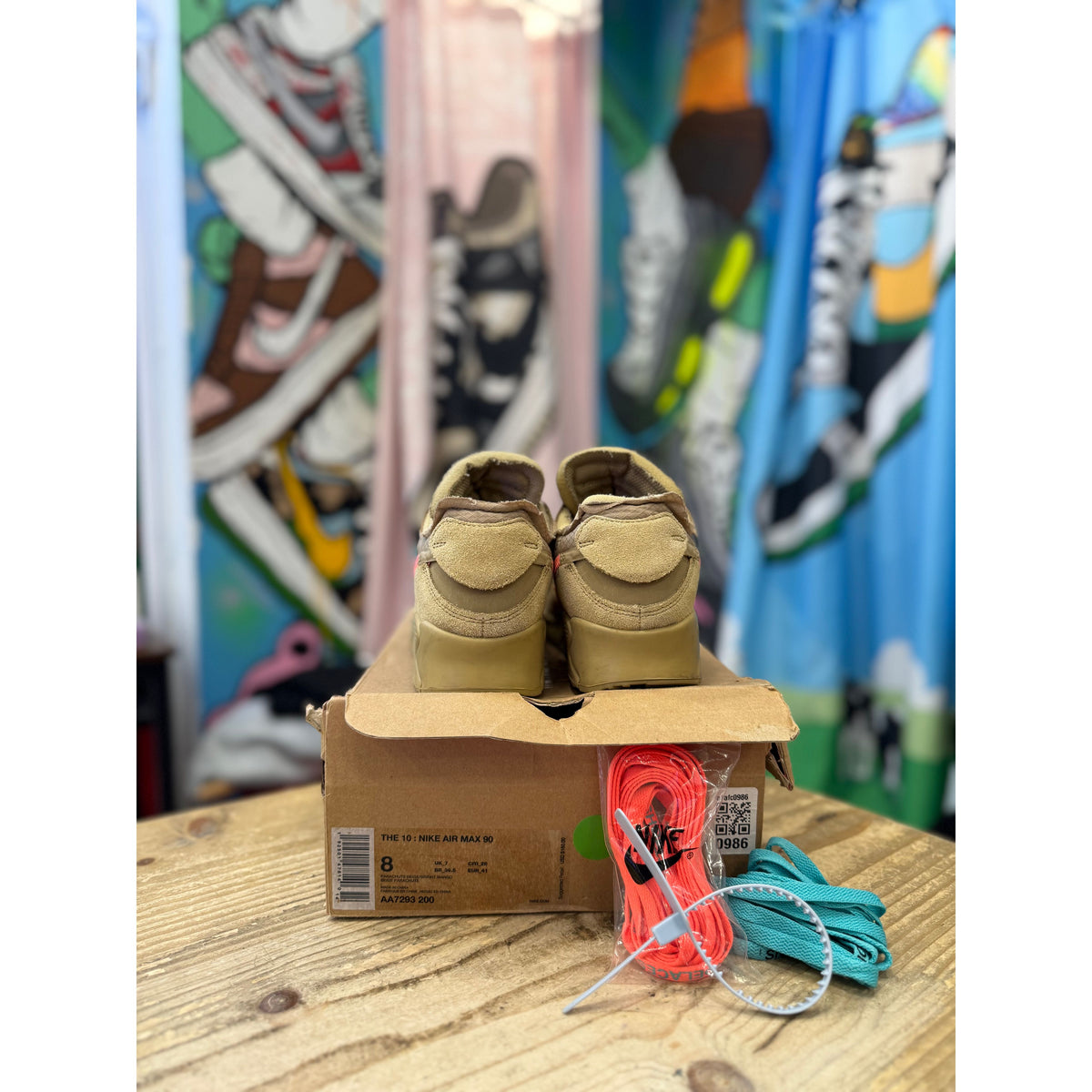 Nike Air Max 90 Off White Desert Ore UK 7