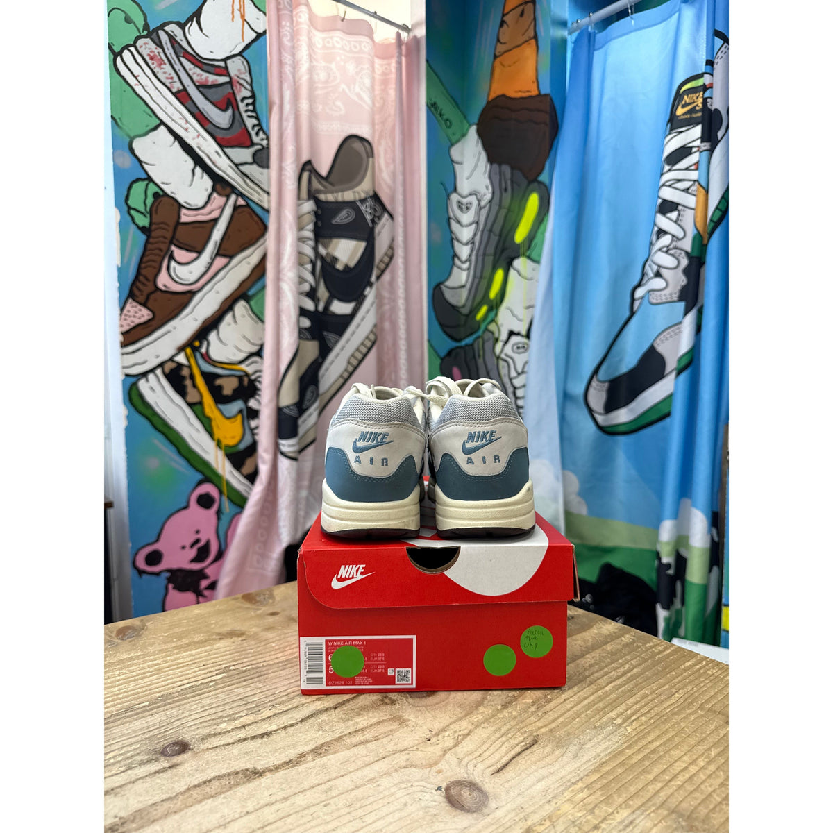 Nike Air Max 1 Patta Waves Noise Aqua UK 9