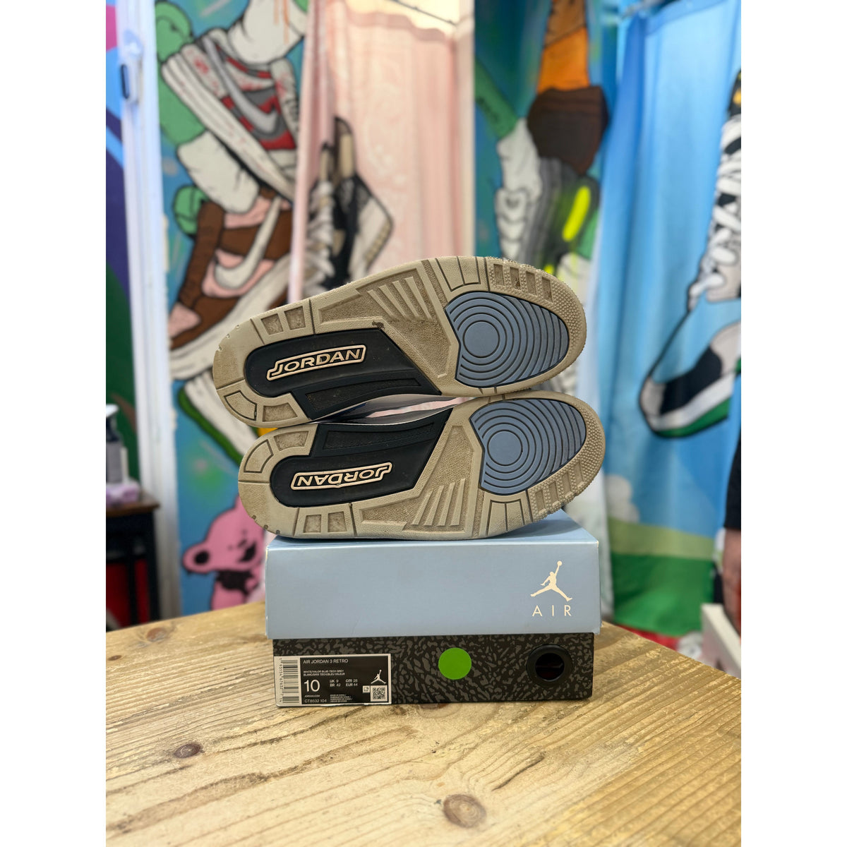 Jordan 3 Retro UNC 2020 UK 9