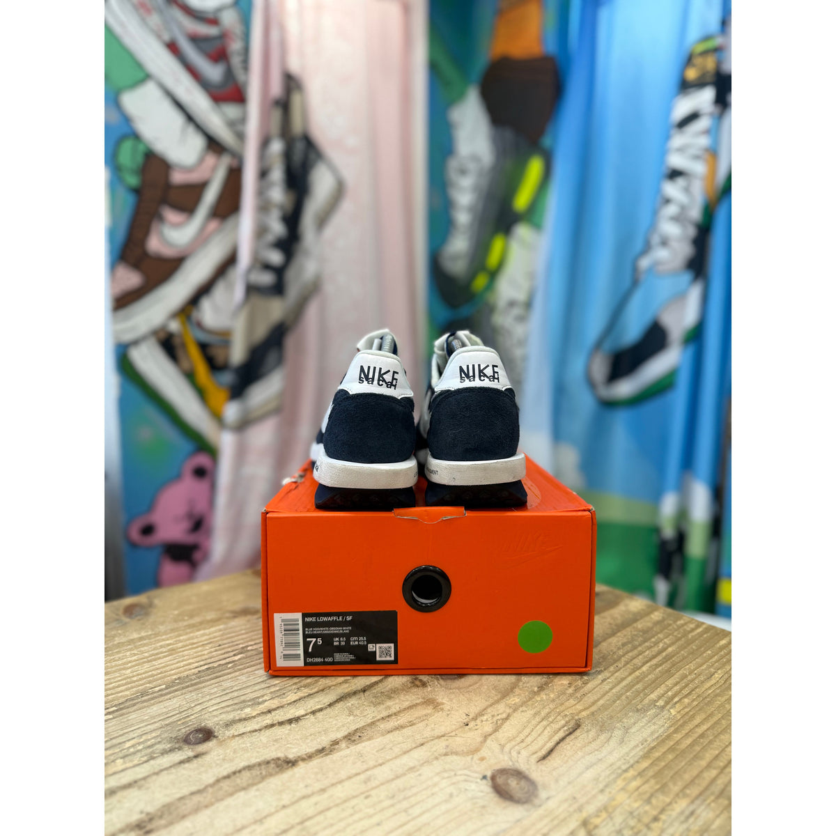 Nike Sacai Fragment Blue Void UK 6.5